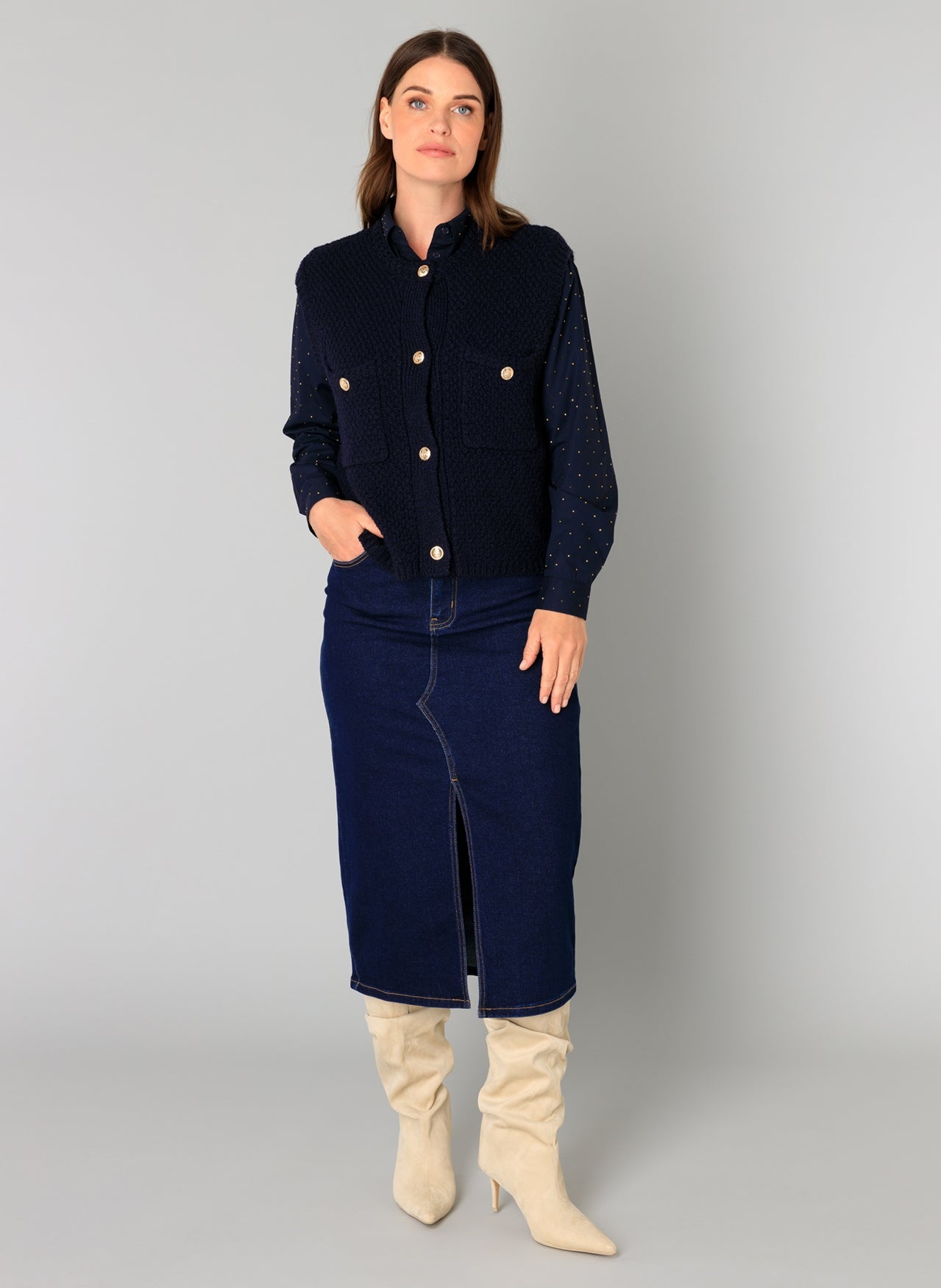 Barbara | Dark Blue Denim