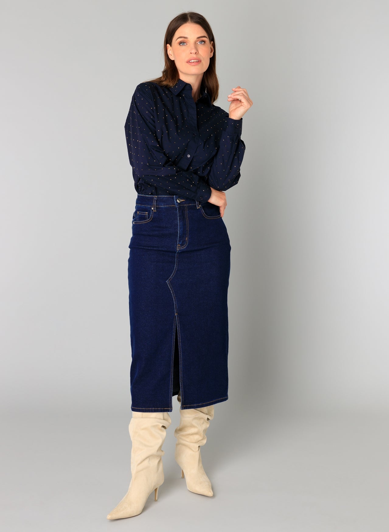 Barbara | Dark Blue Denim