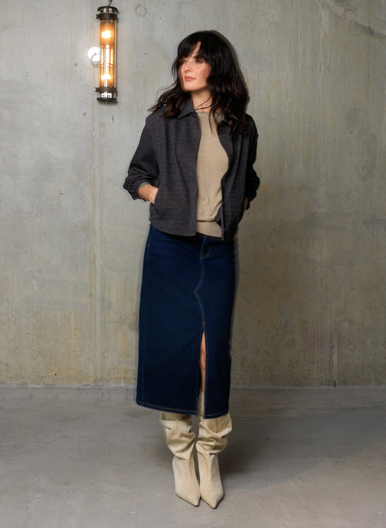 Naji Essential | Dark Navy/Melange