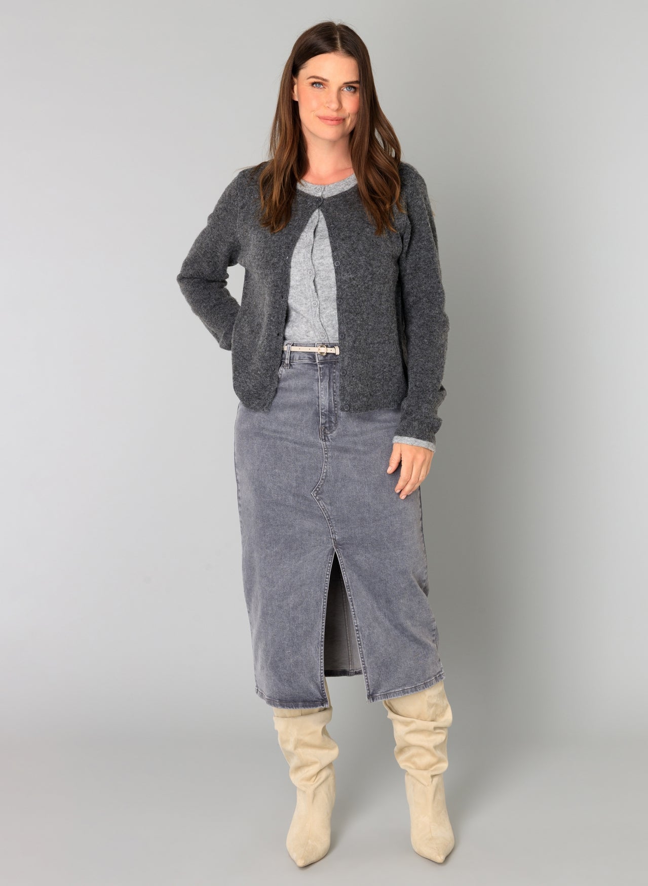 Brandi | Dark Grey/Melange