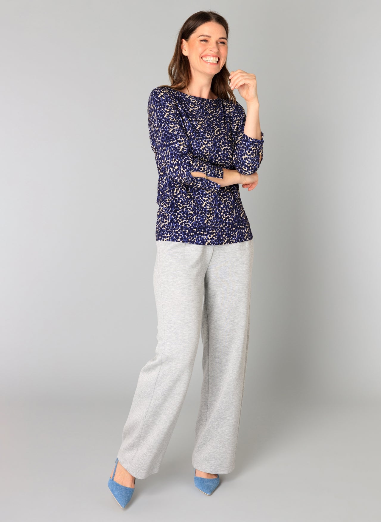 Bryn | Dark Navy/Multi Colo