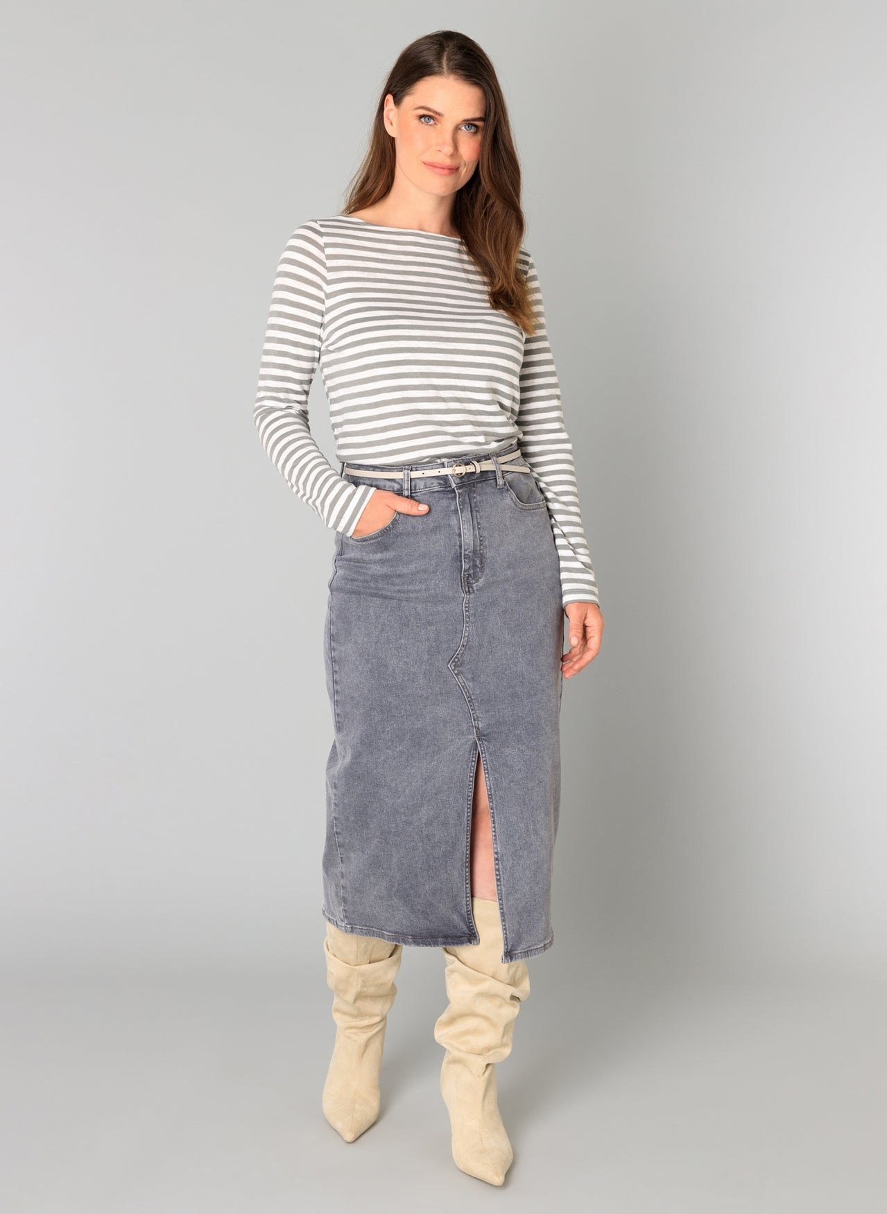 Bunny | Off White/Steel grey