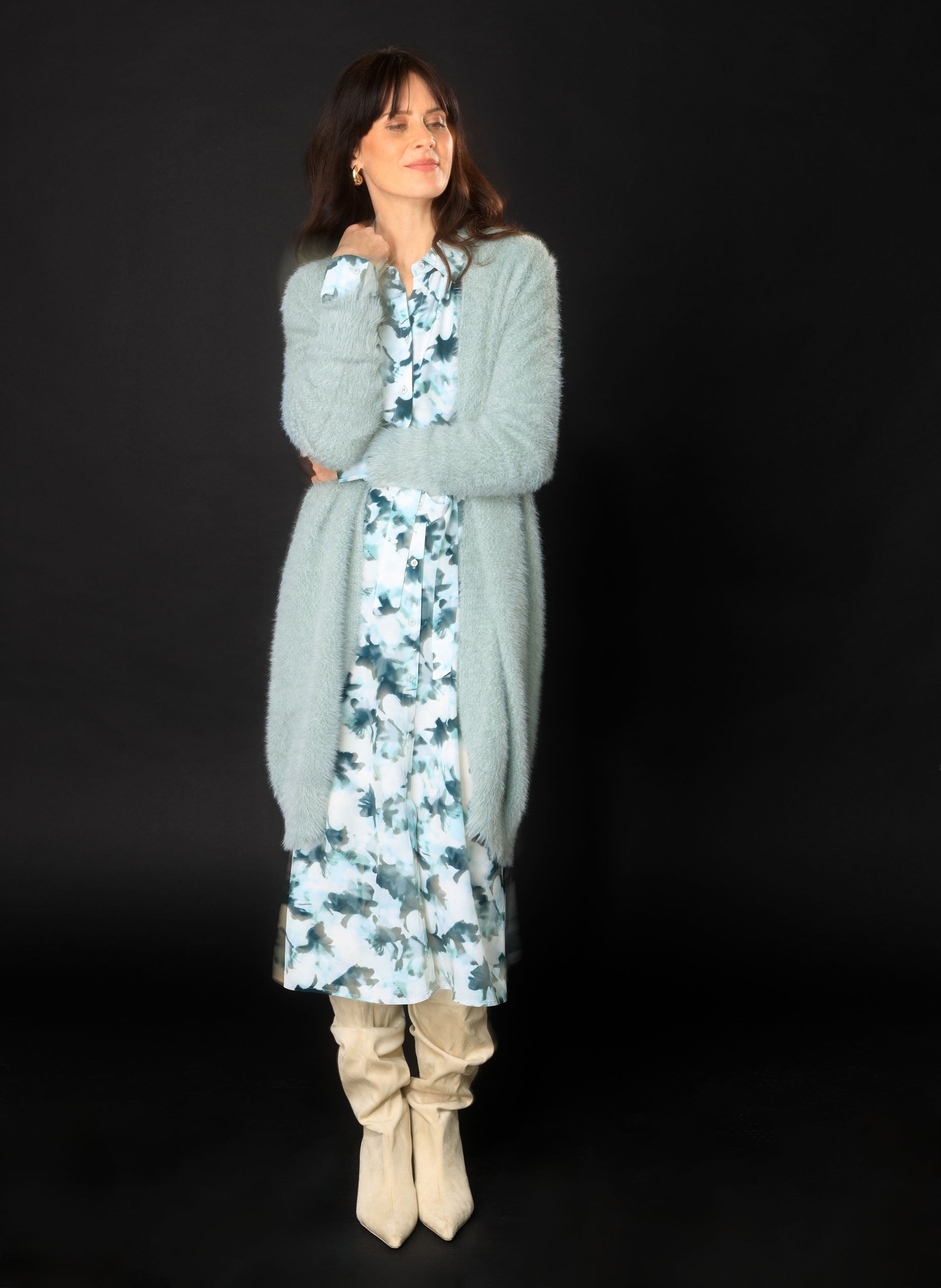 Denise | Mint/Multi-Colour