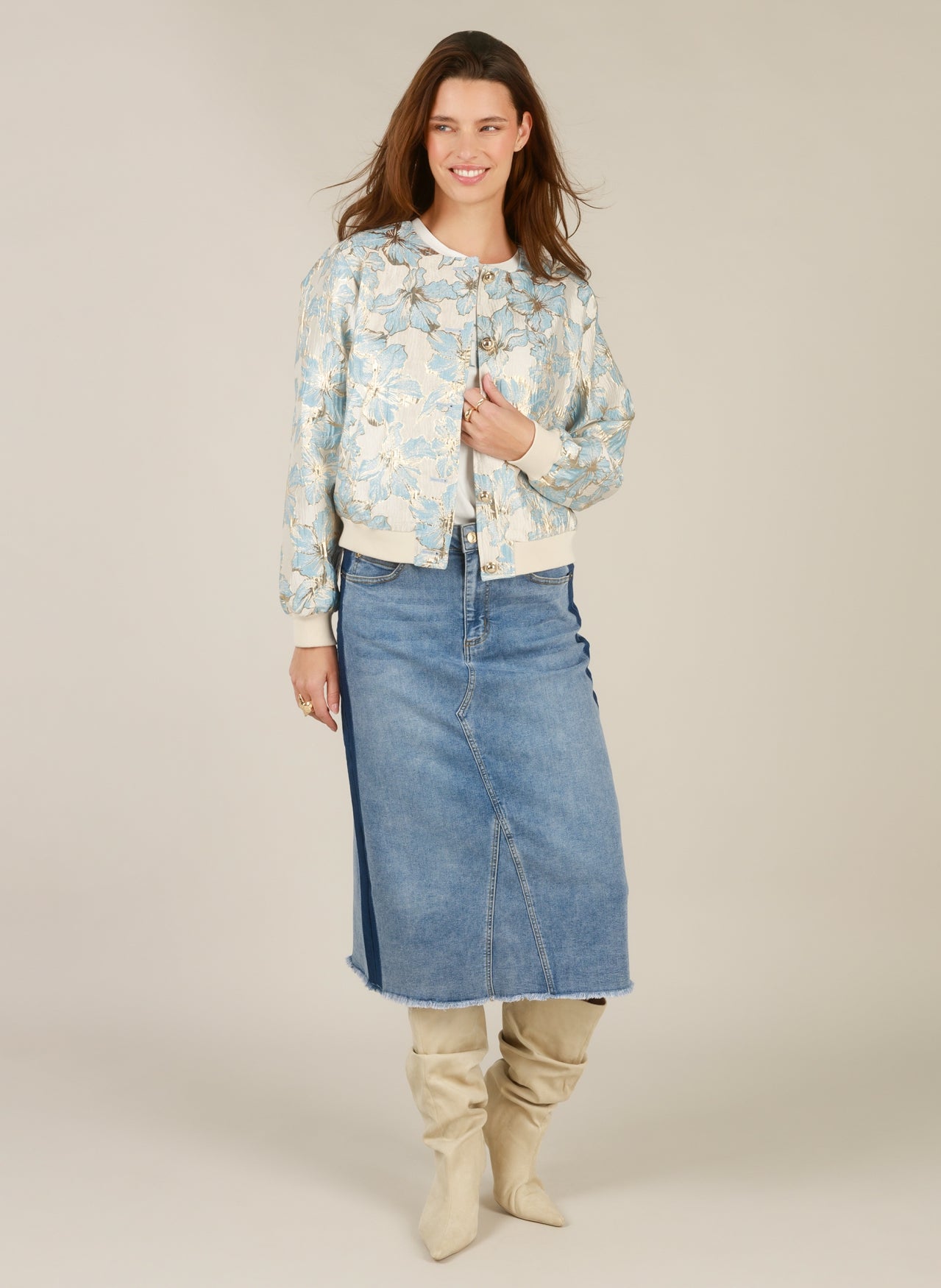 Iris | Bleach Blue Denim