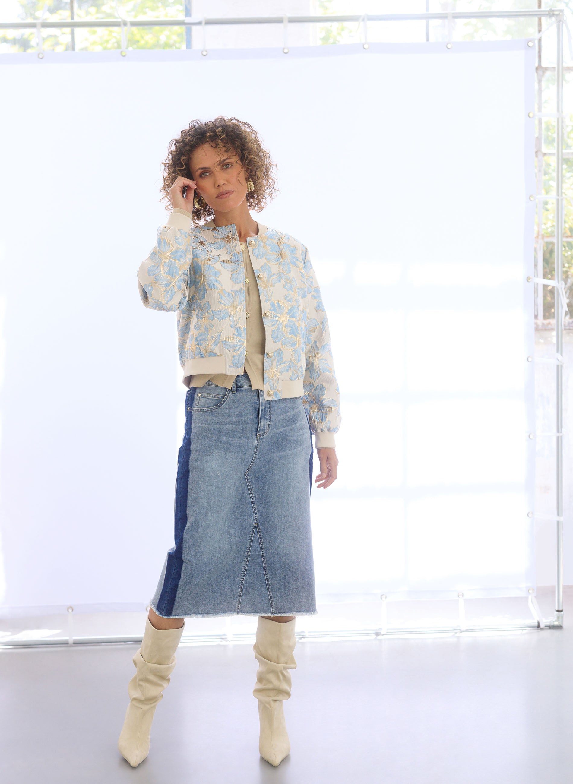 Ivana | Off White/Multi-C