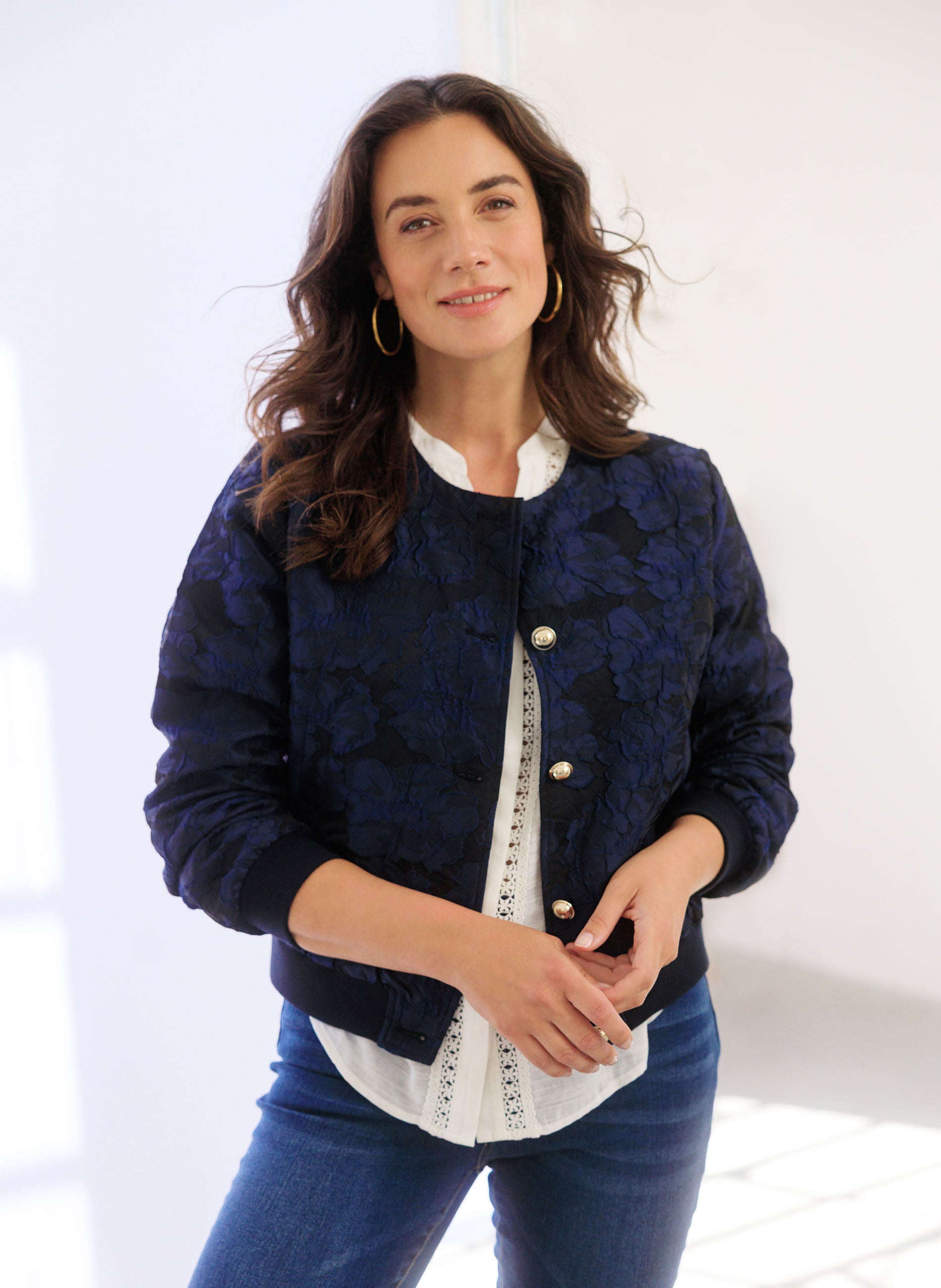 Ivana | Navy/Multi-Colour