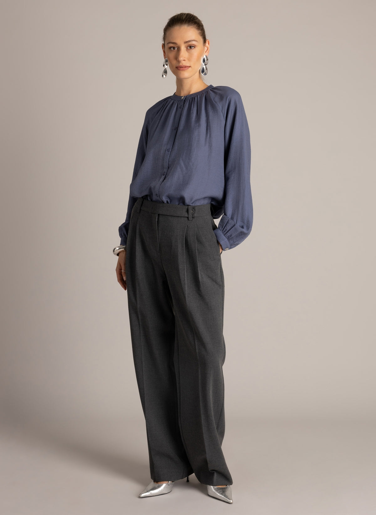 Usandra | Mid Grey Melange