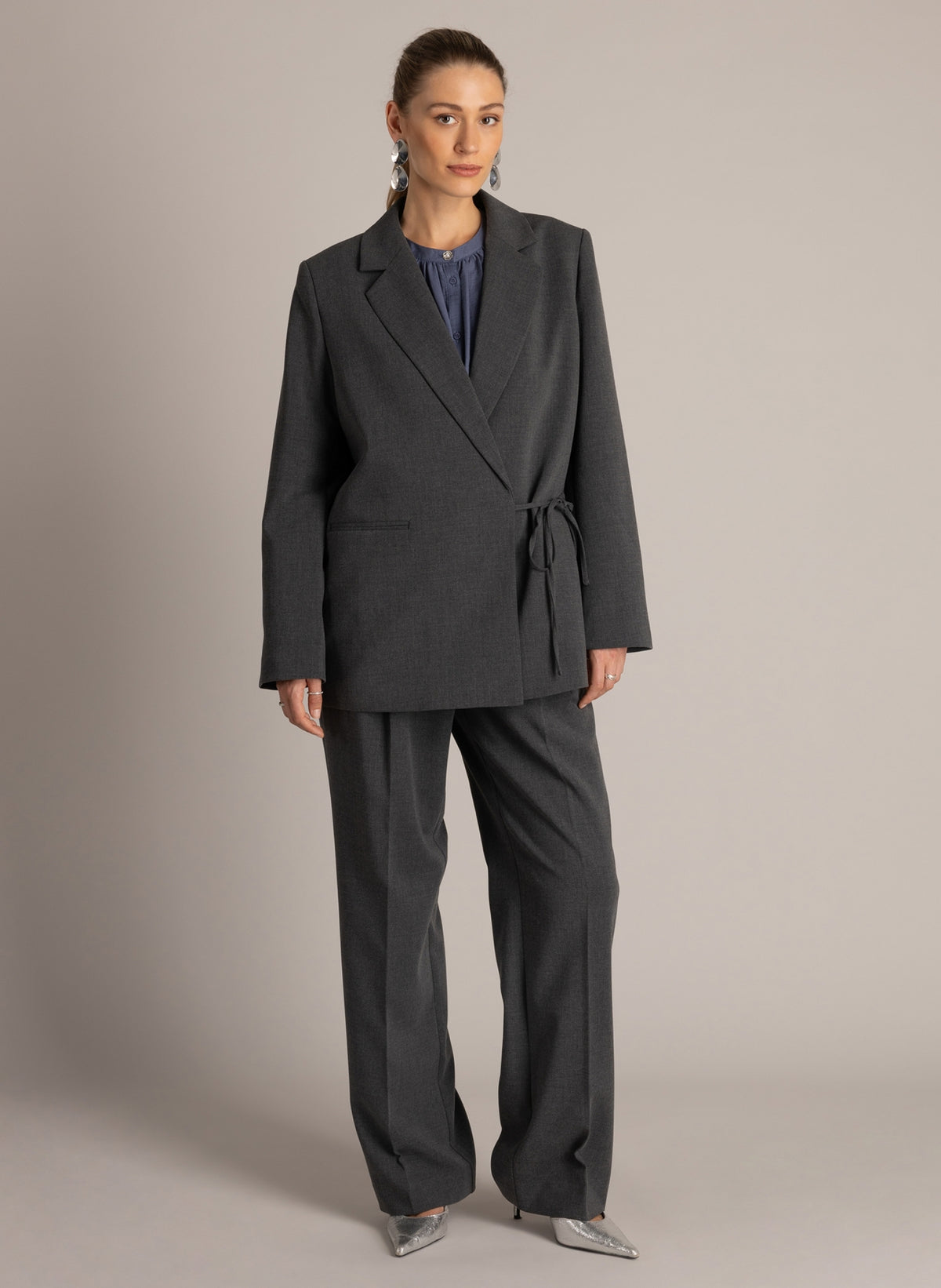 Usandra | Mid Grey Melange