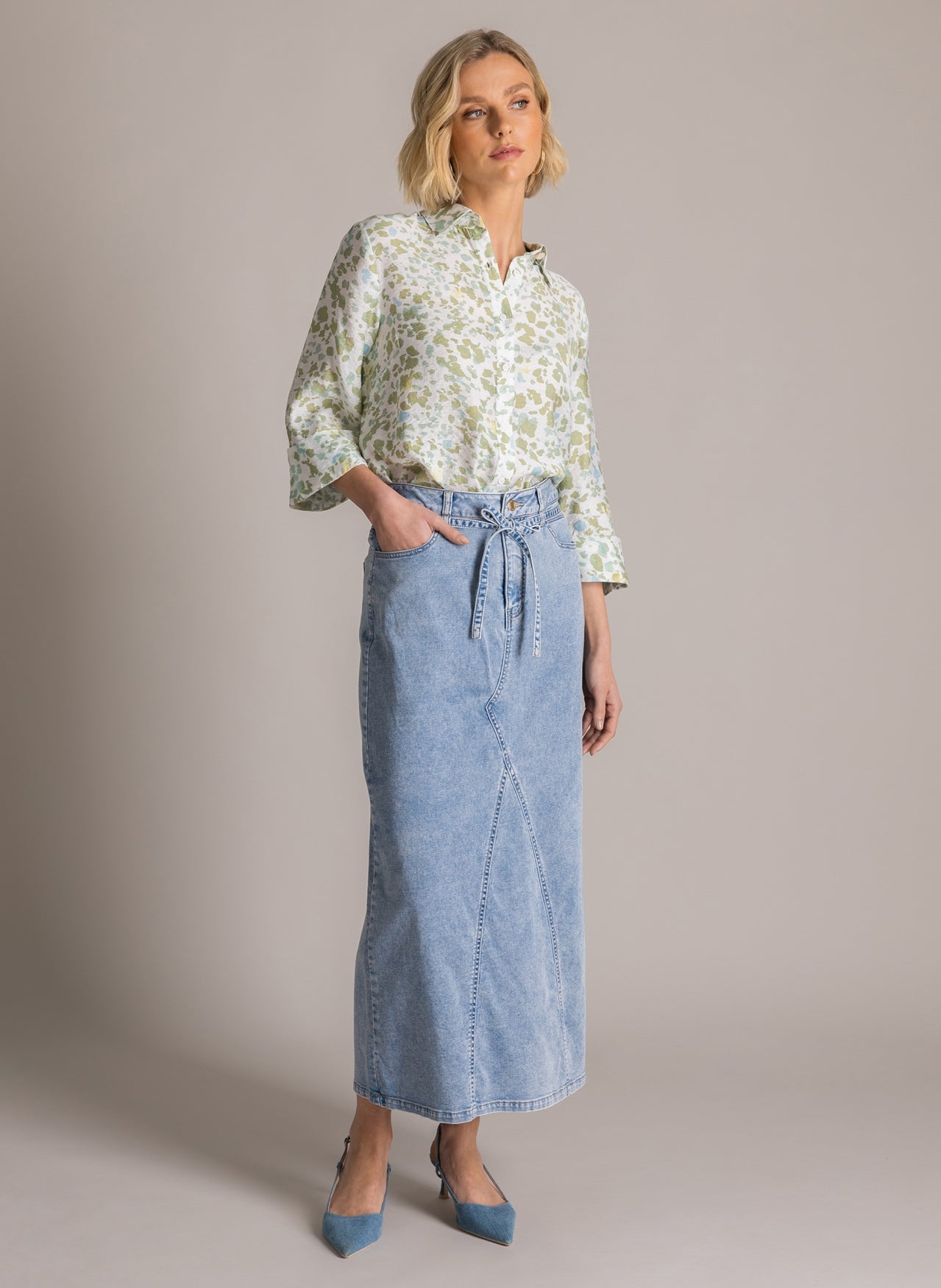 Karina | Pastel Green/Multi C