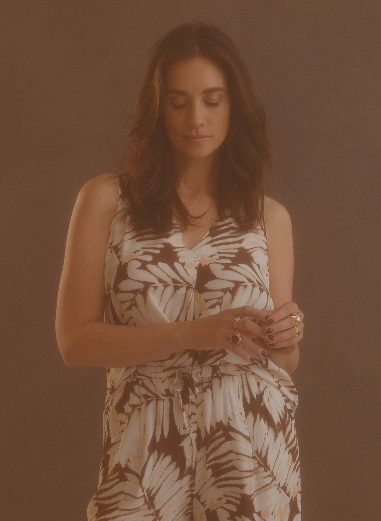 Marlene | Coffee Brown/Multi-C
