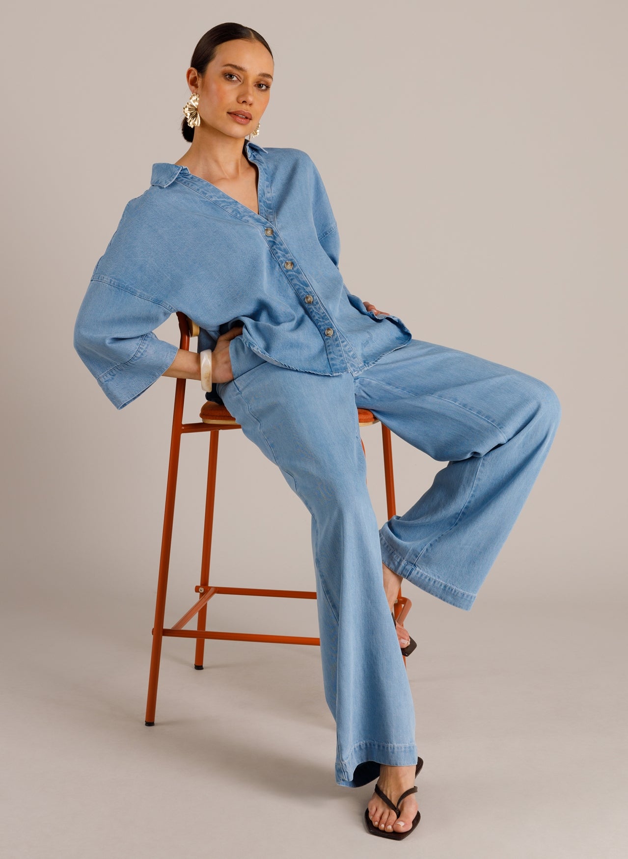 Milaine | Light Denim Bleached