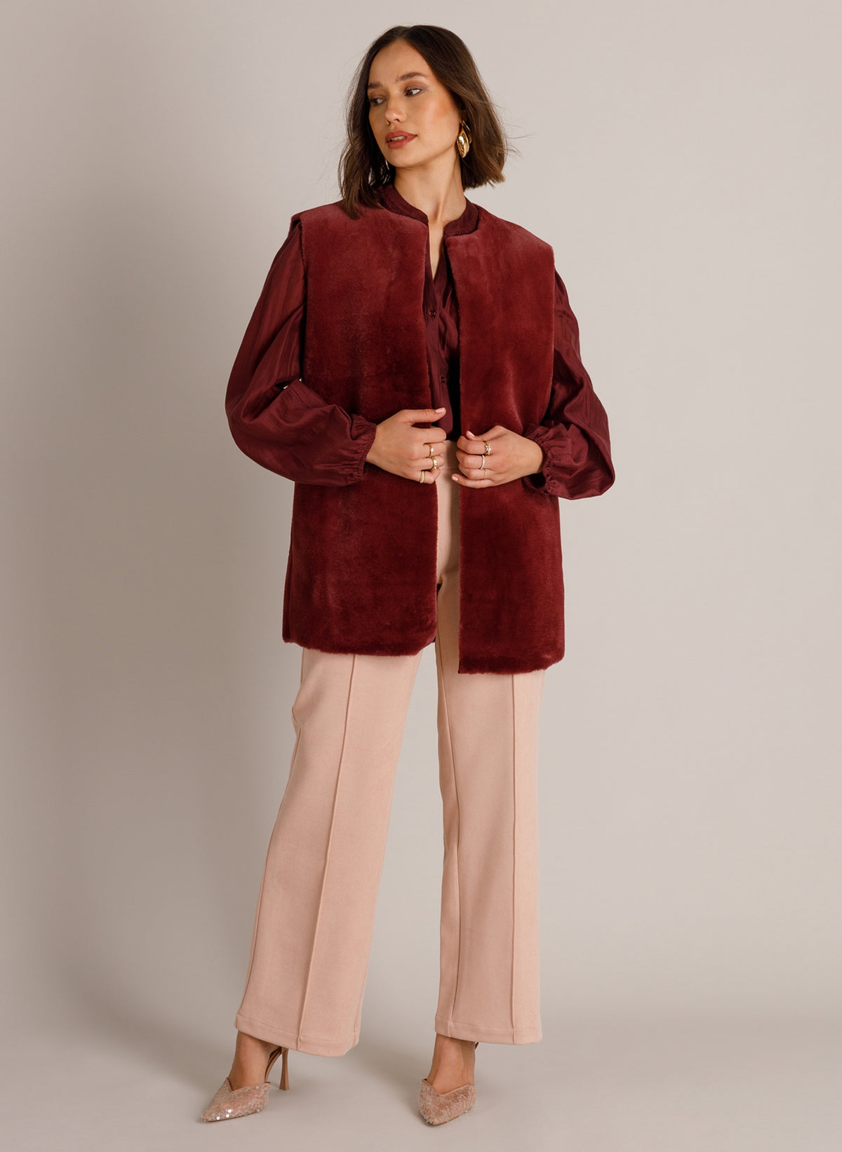 YYSavi | Wine Red