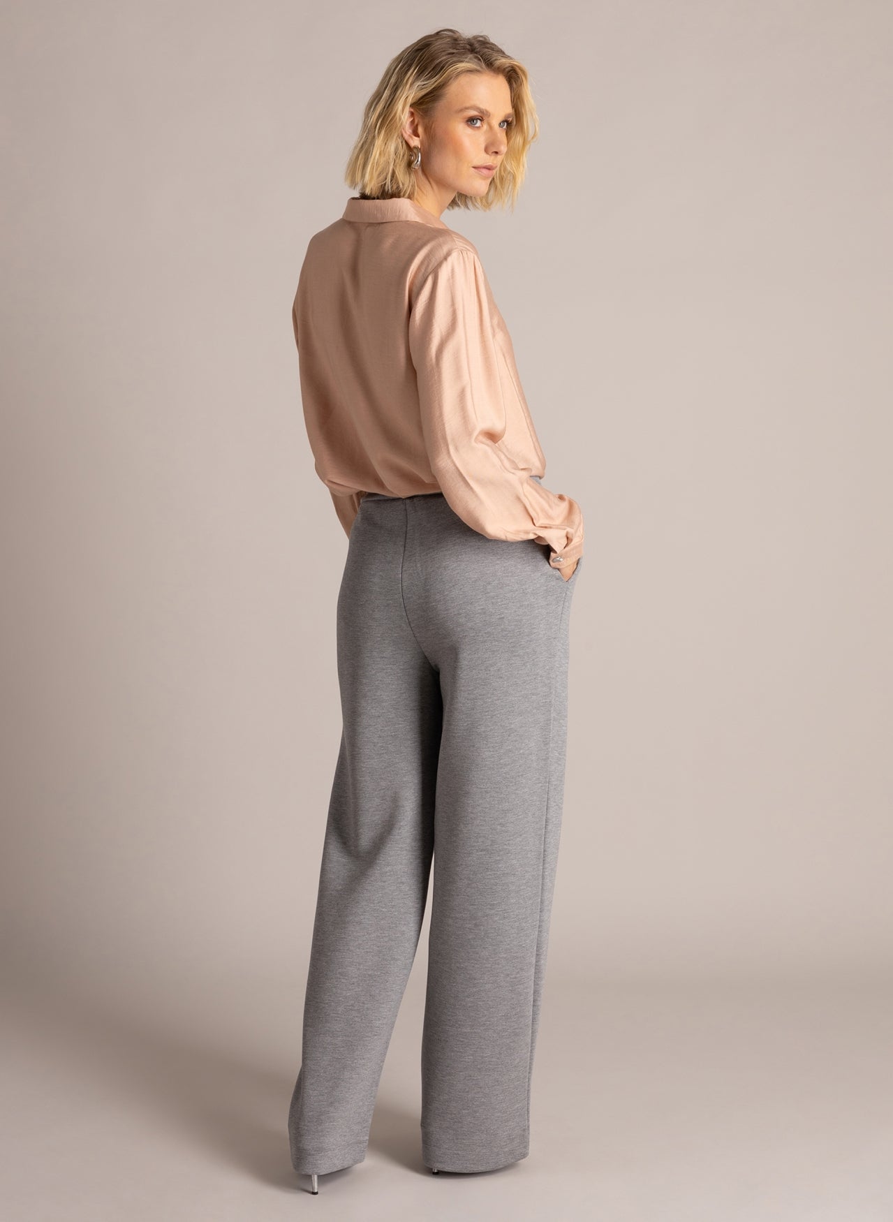 Sina | Grey Melange/beige c