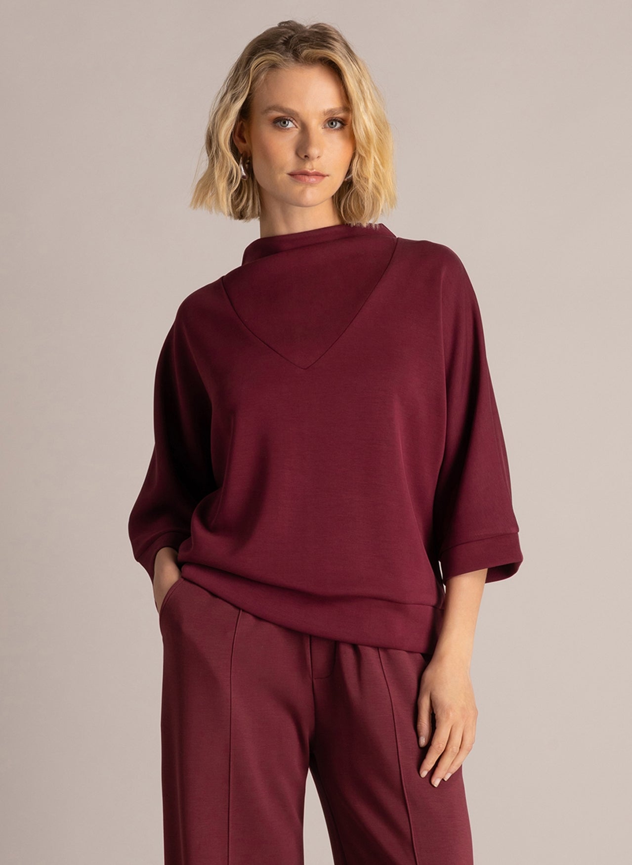 Sally | Wine Red