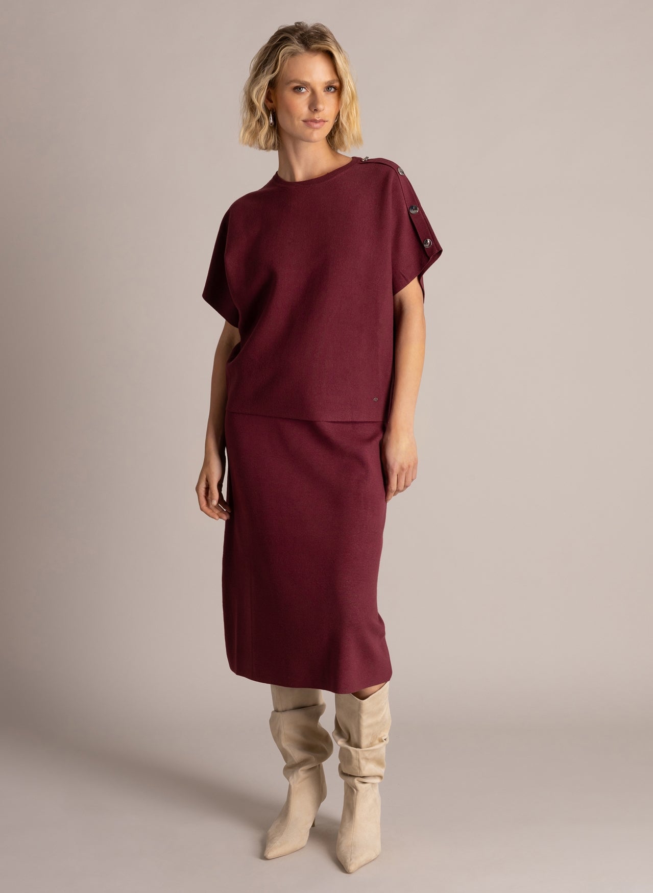 Salma | Wine Red