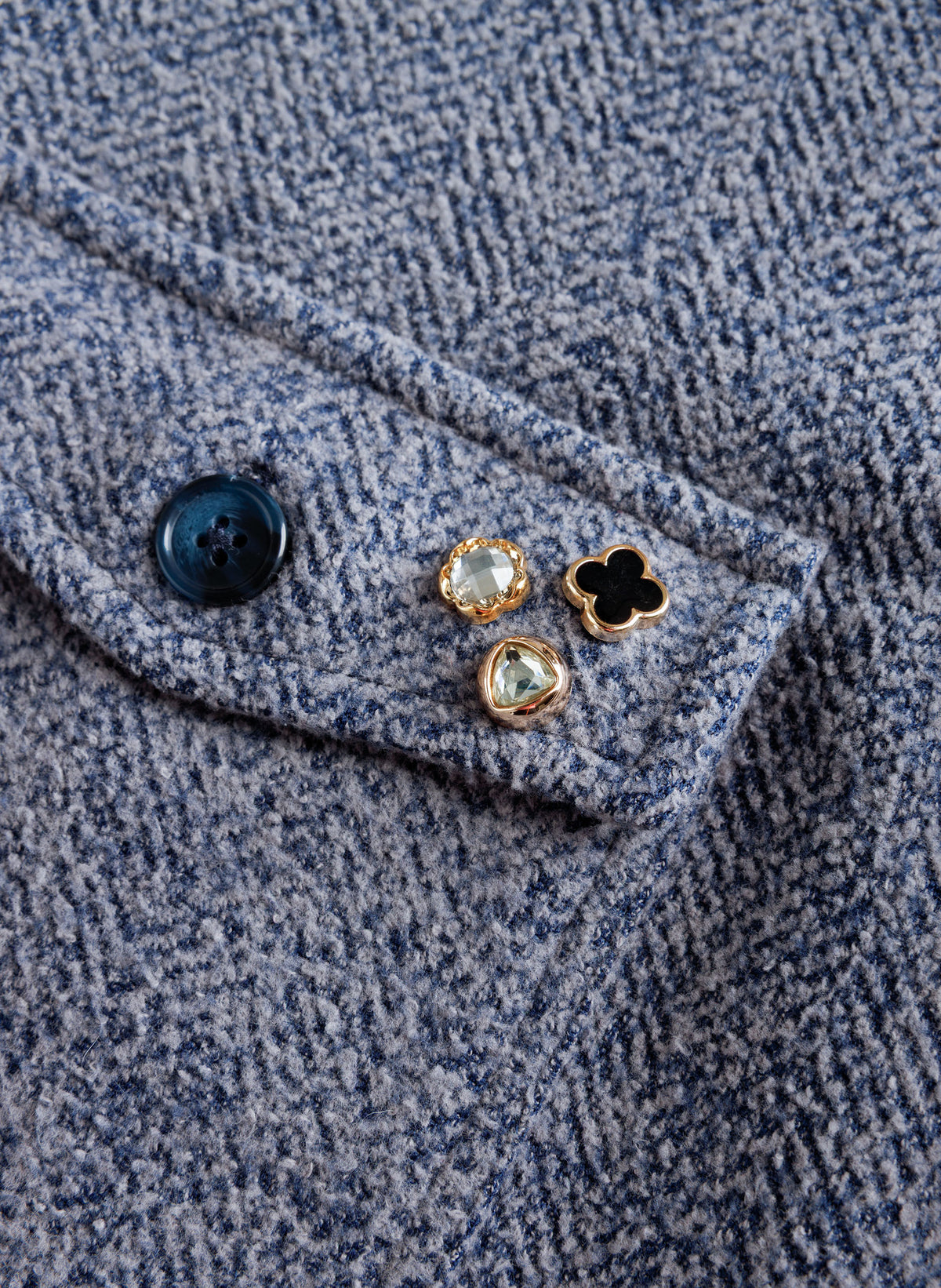 Uritha | Dark Blue/Warm Grey
