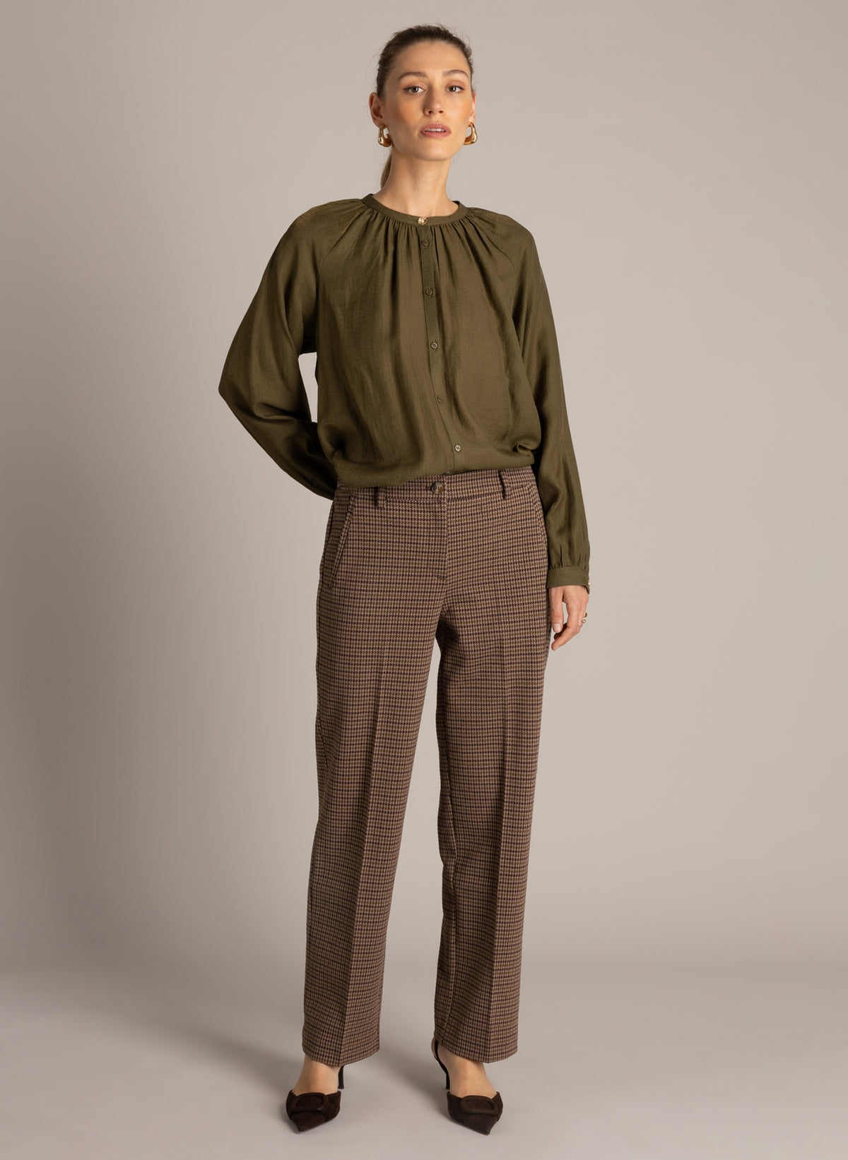 Ulanna | Brown/Multi-Colour