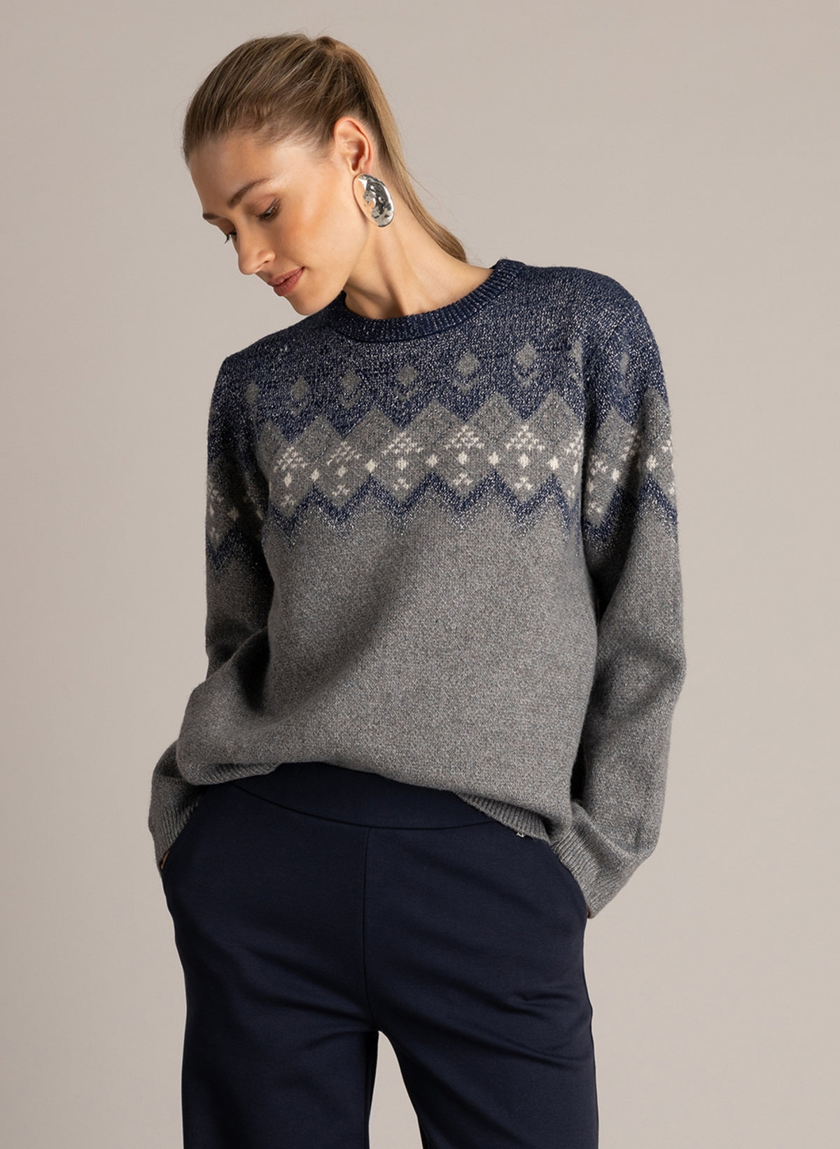 Ulinda | Dark Blue/Mid Grey M