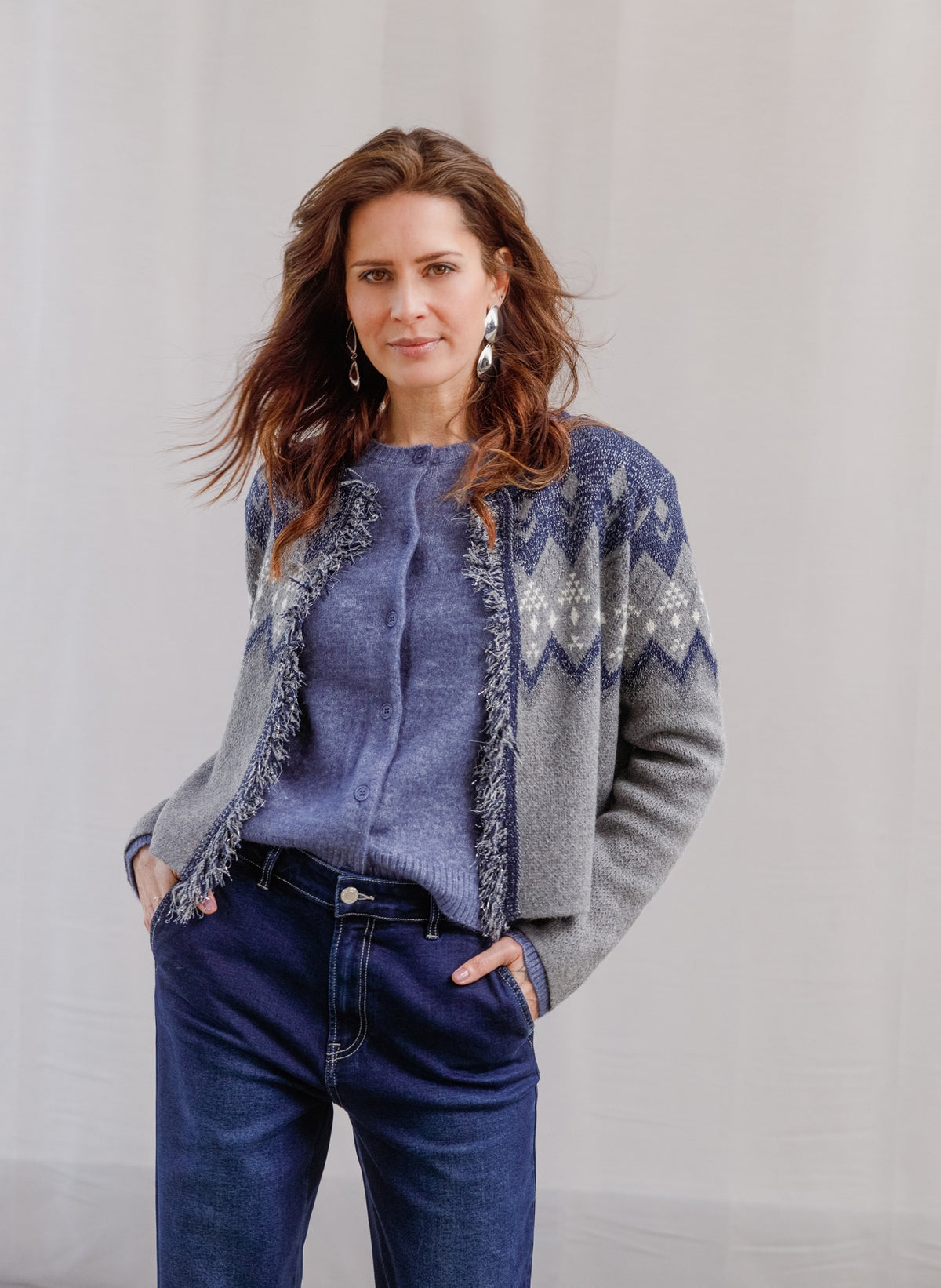 Ulrike | Dark Blue/Mid Grey M