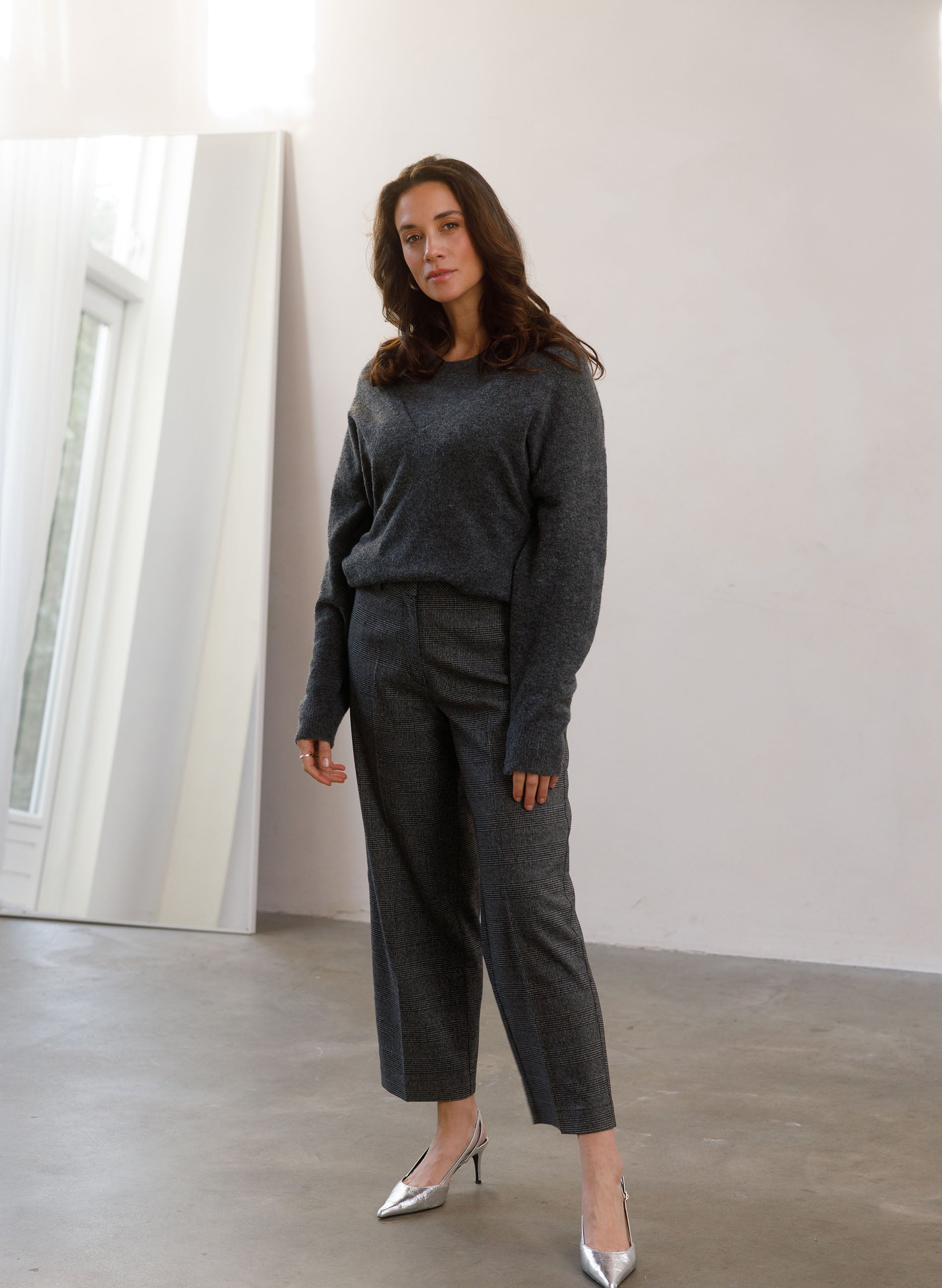 Sylvie | Dark Grey/Multi-Colo