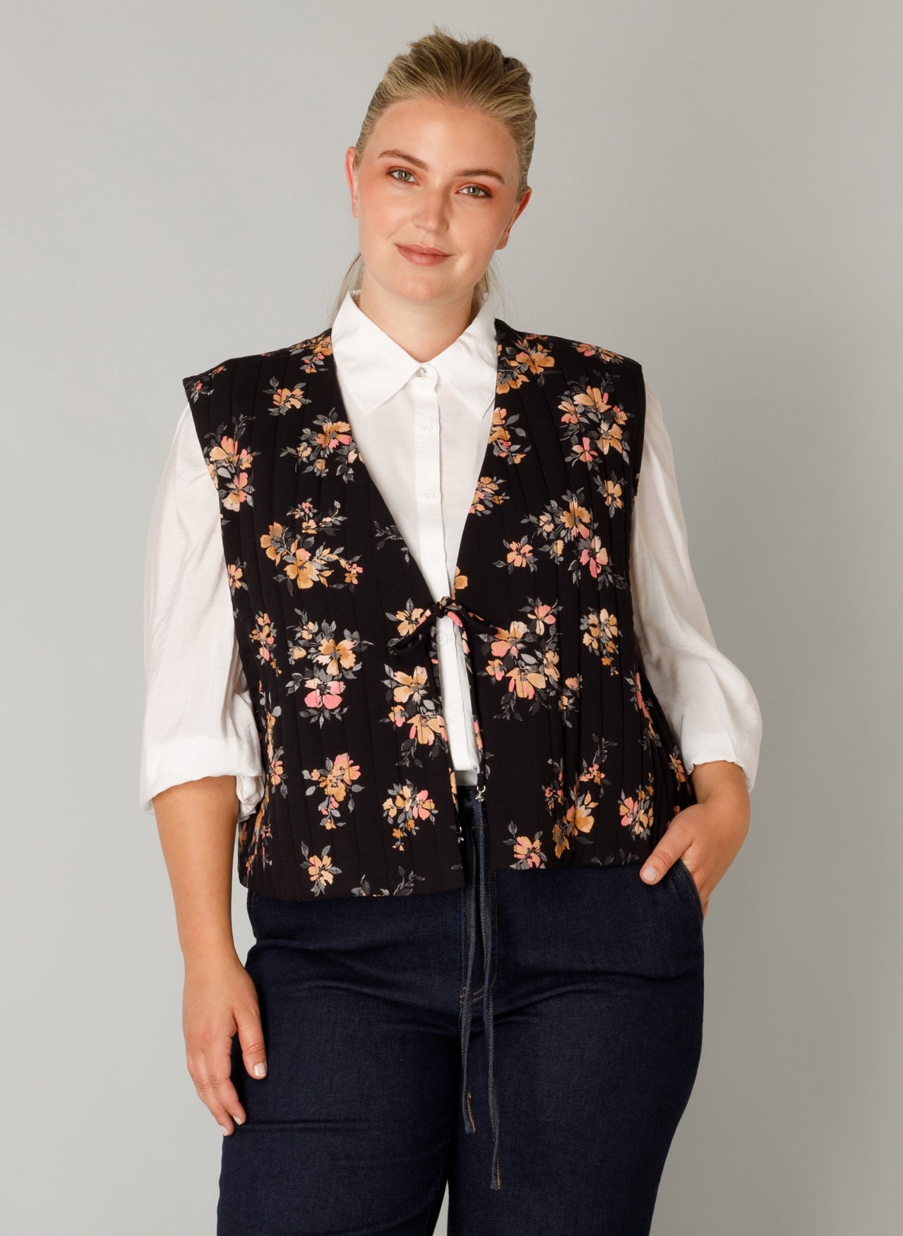 Fiona | Black Multi Colour