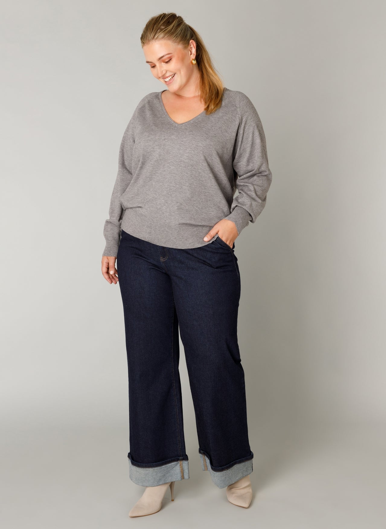 Francesca | Light Grey/Melange