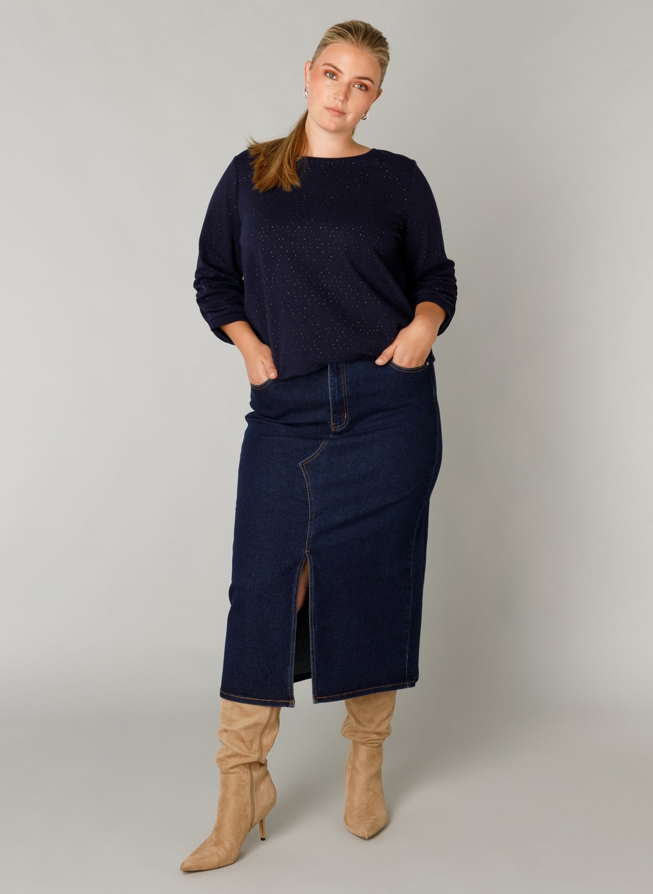 Fuchsia | Dark Navy