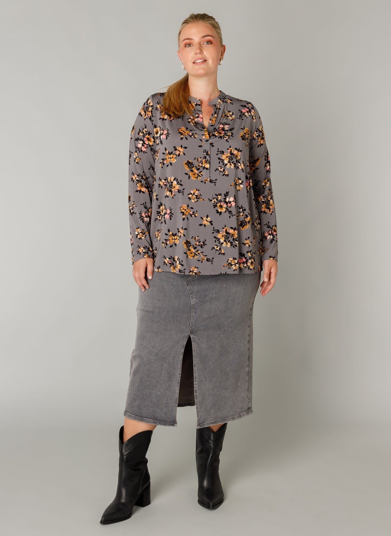 Fynn | Steel Grey/Multi Col