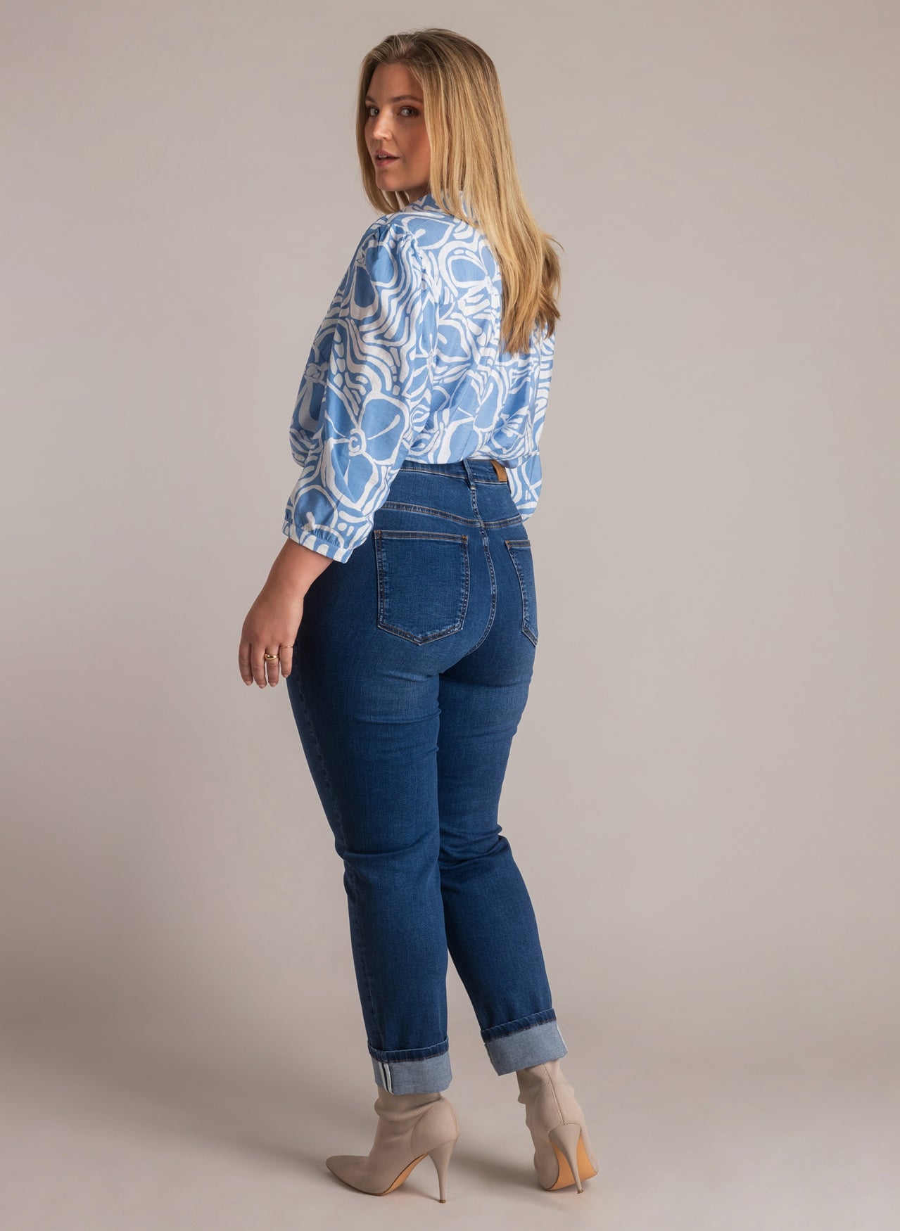 Violet Essential | Denim Stone Wash Blu