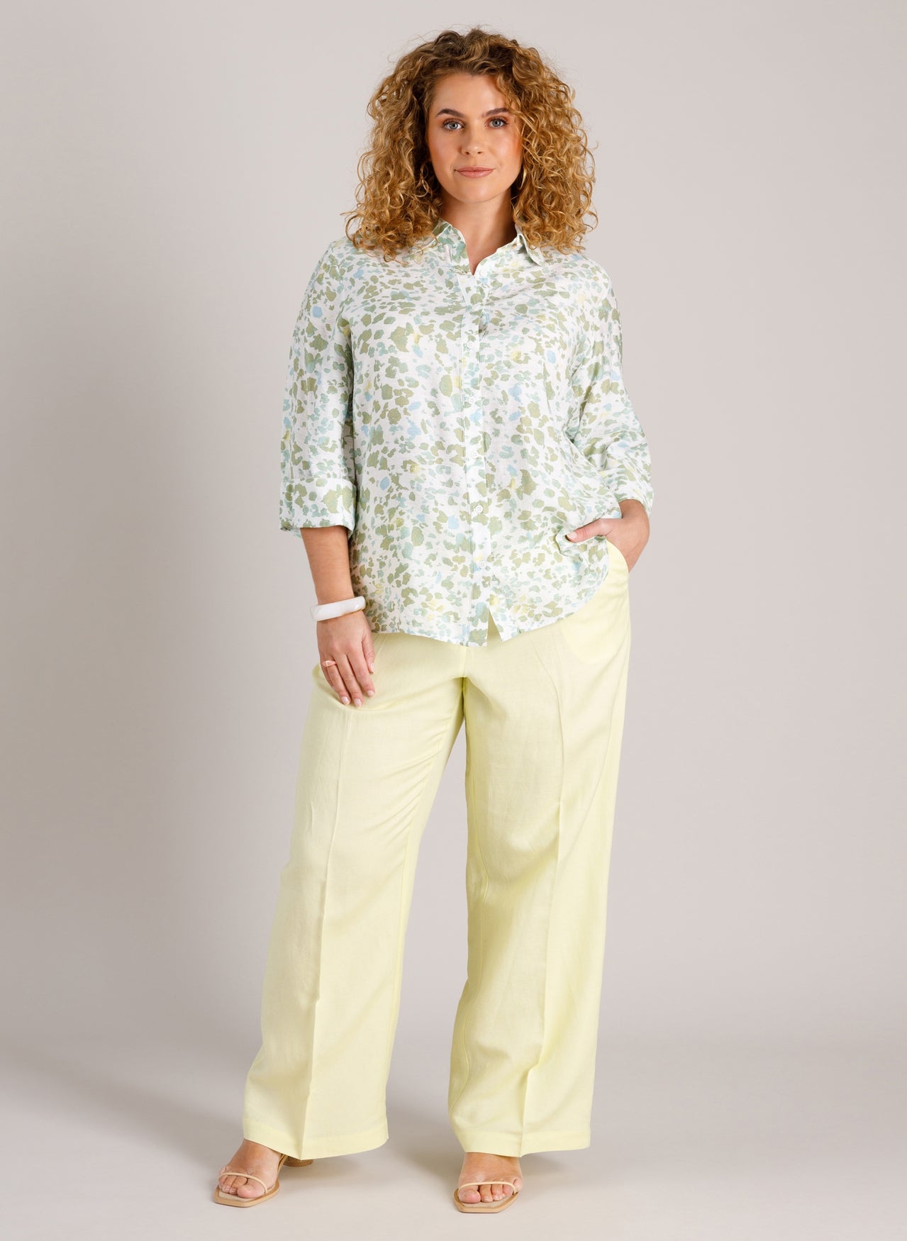 Loredana | Pastel Green/Multi C