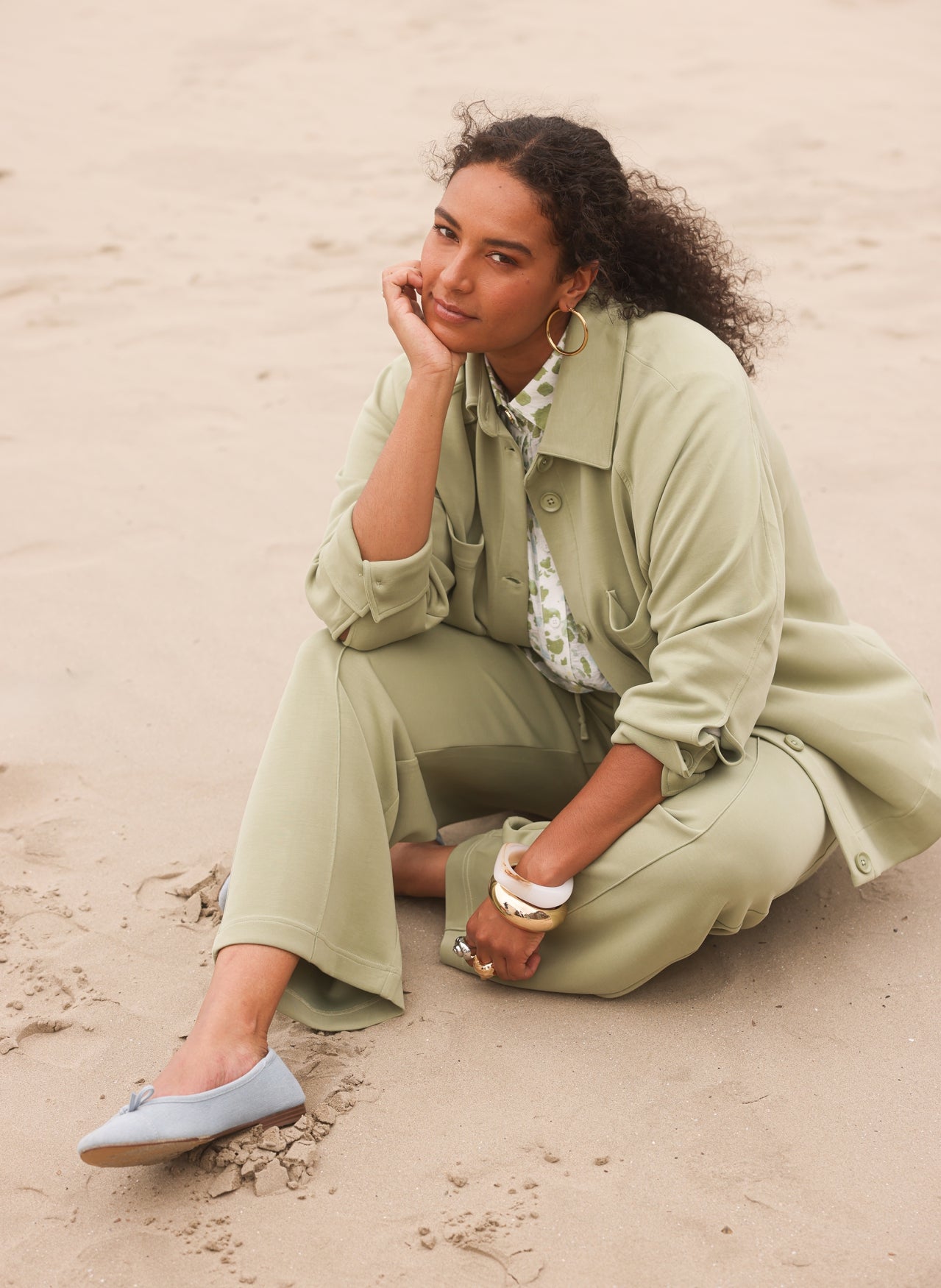 Lucienne | Botanic Green