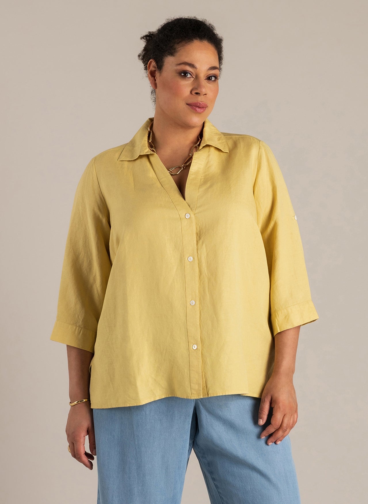 Nelia | Raffia Yellow