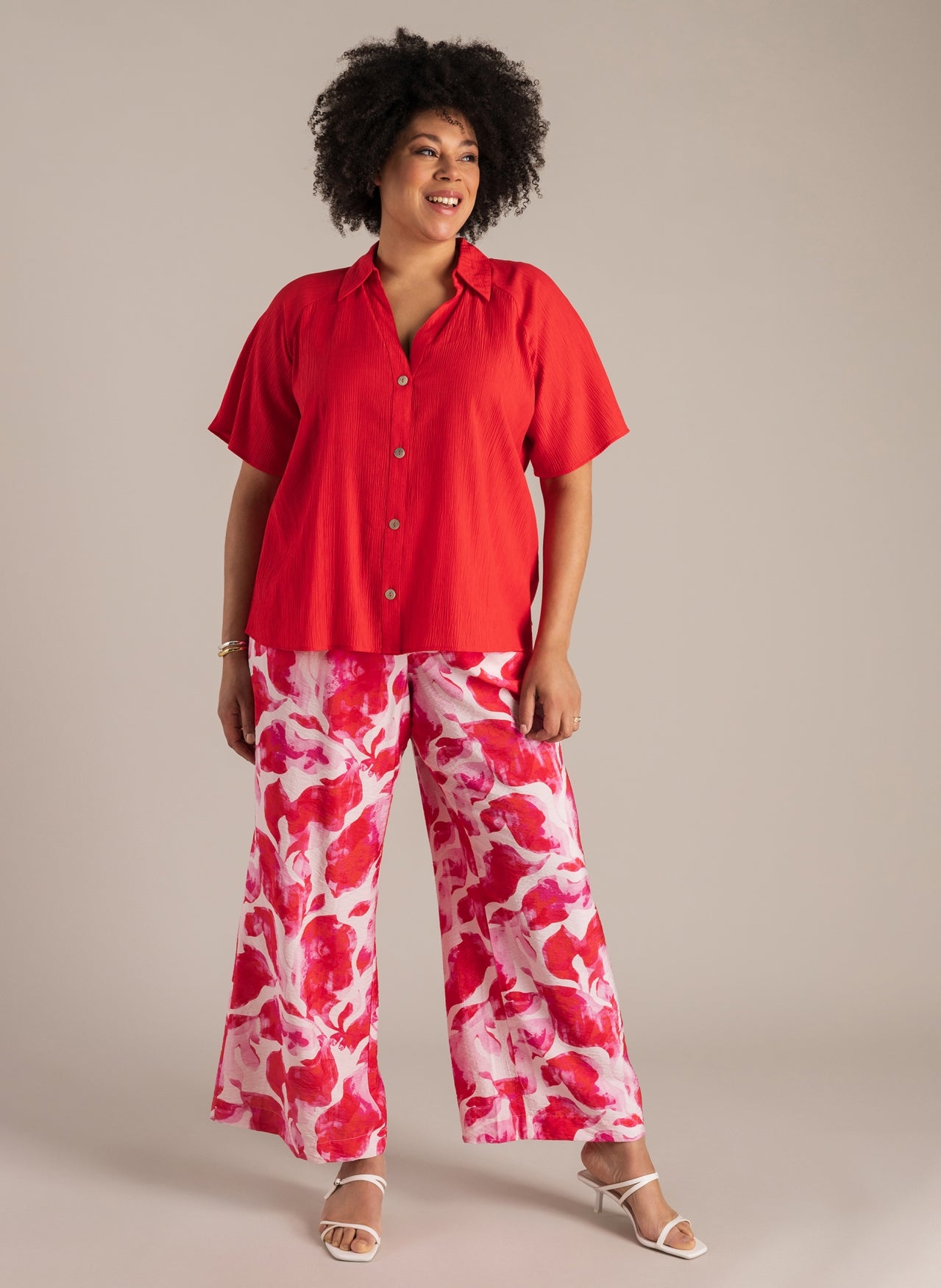 Nelle | Bright Pink/Multi Co