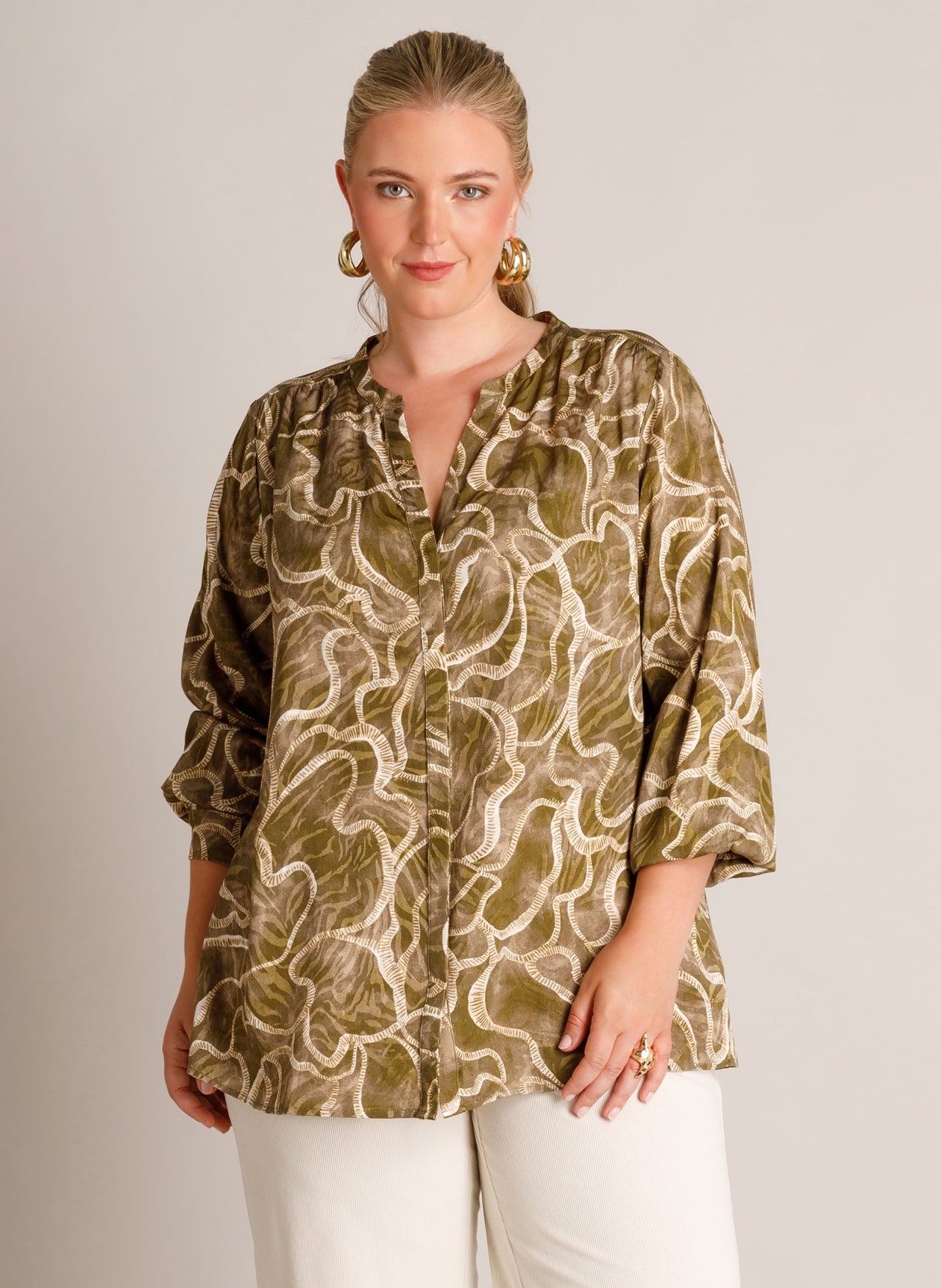 Tiney | Grey Olive/Multicolo