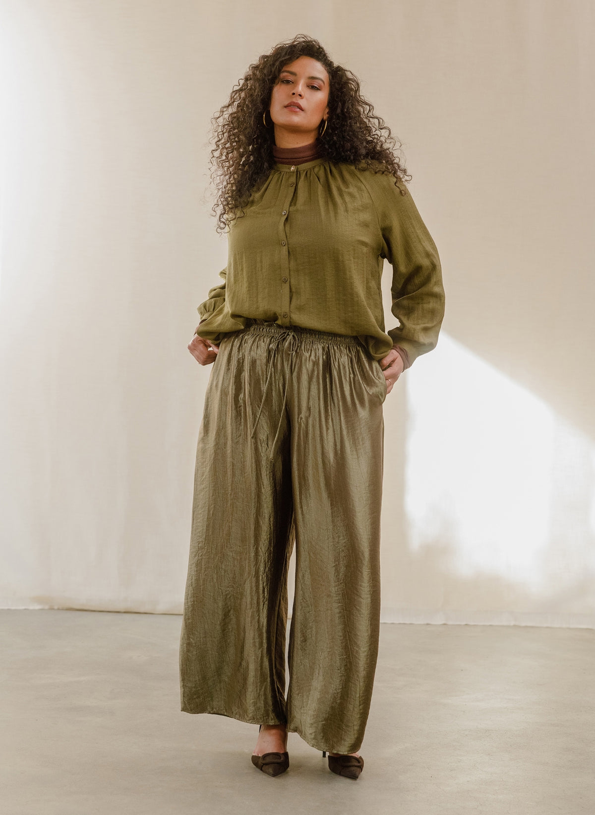 Viviane | Olive Green