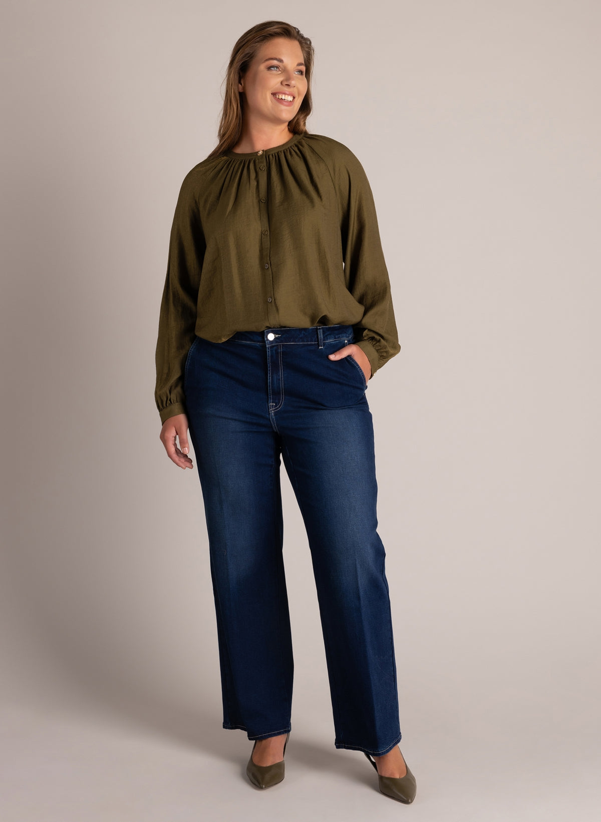 Vinca | Olive Green