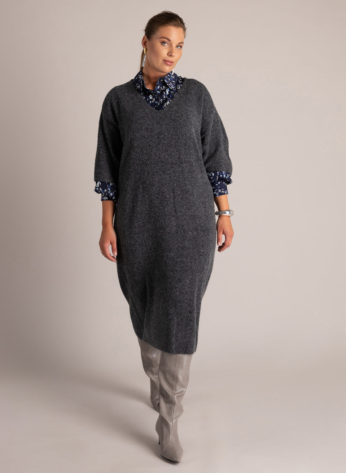 Vivika | Dark Grey/Melange