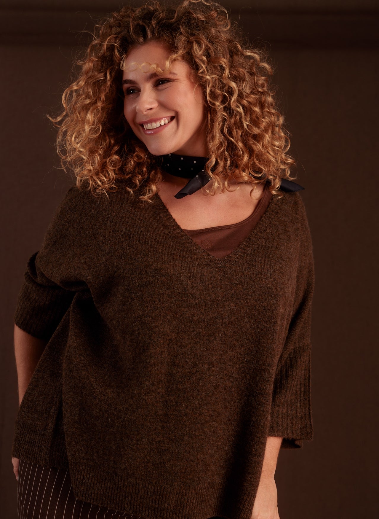 Thirza | Mocca Brown/Melange