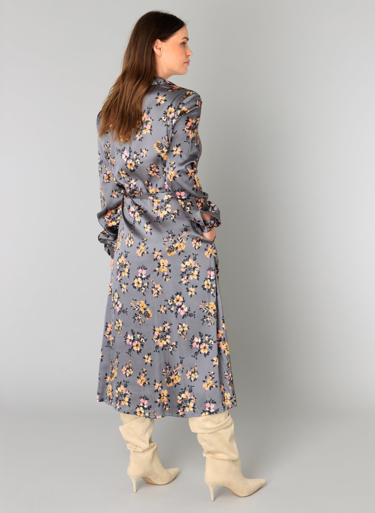Bettina | Steel Grey/Multi Col