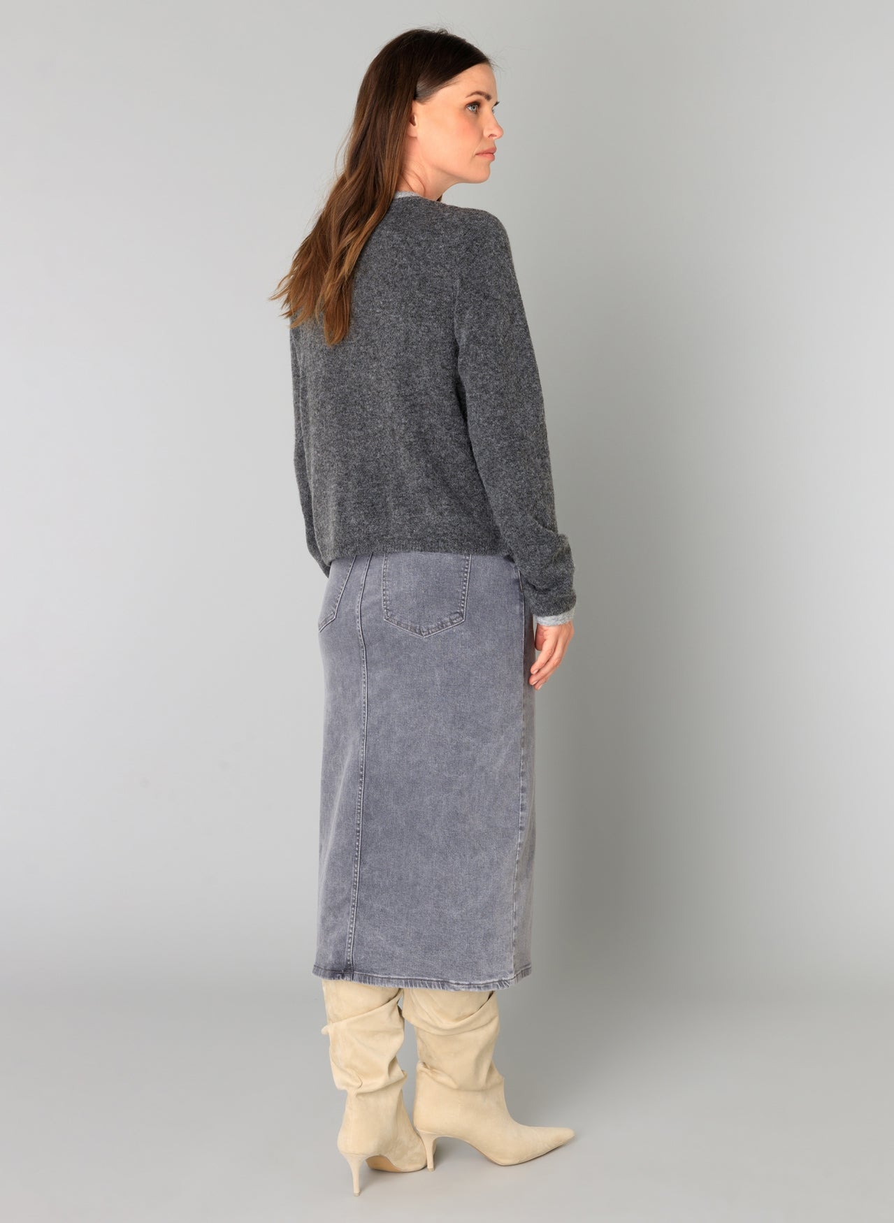 Brandi | Dark Grey/Melange