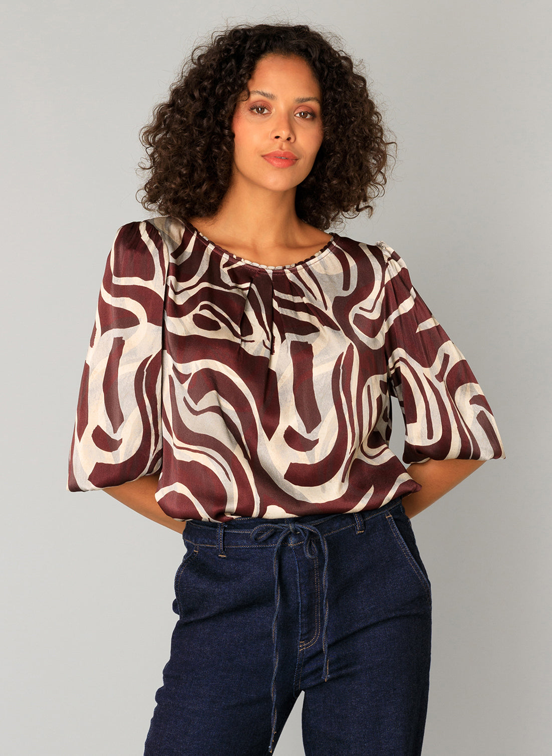 Clara | Dark Bordeaux/Multi