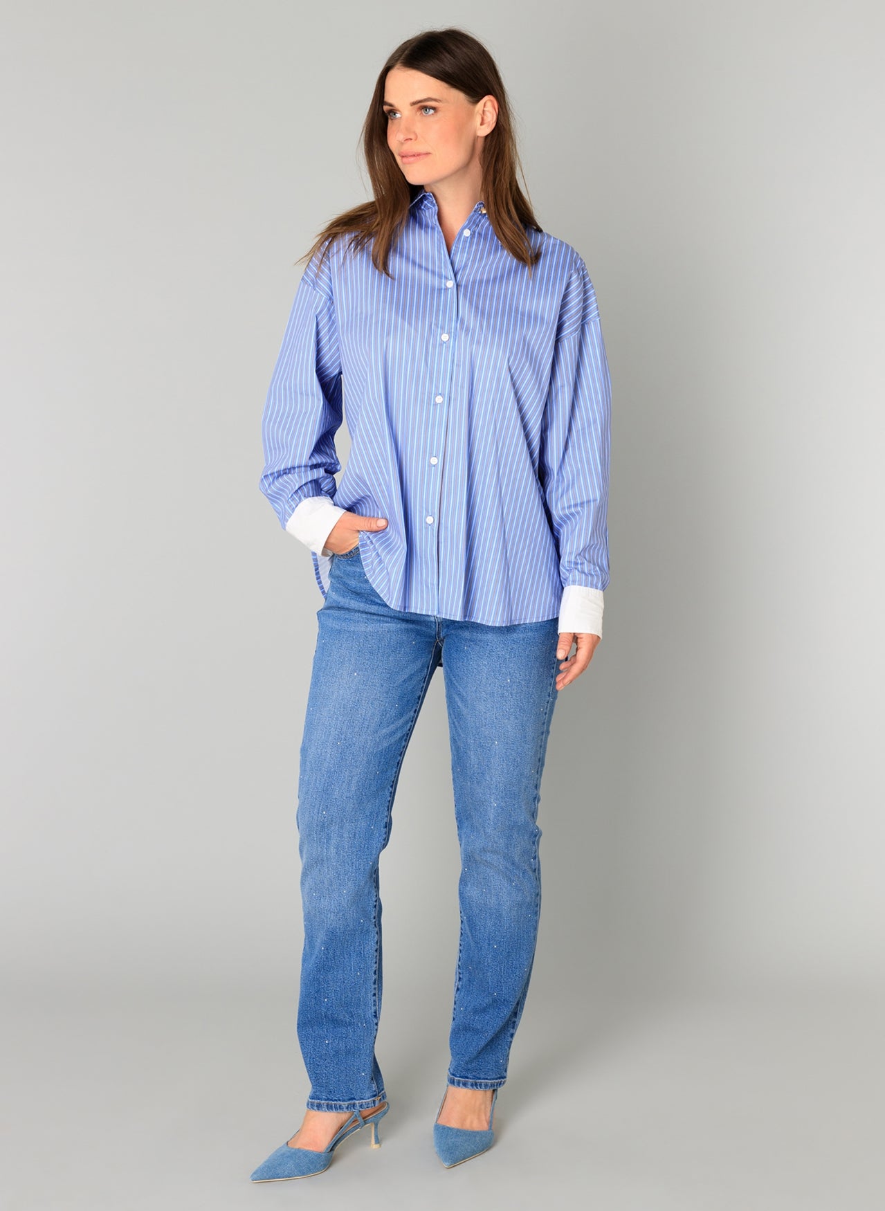Benedikt | French Blue/Multi-Co