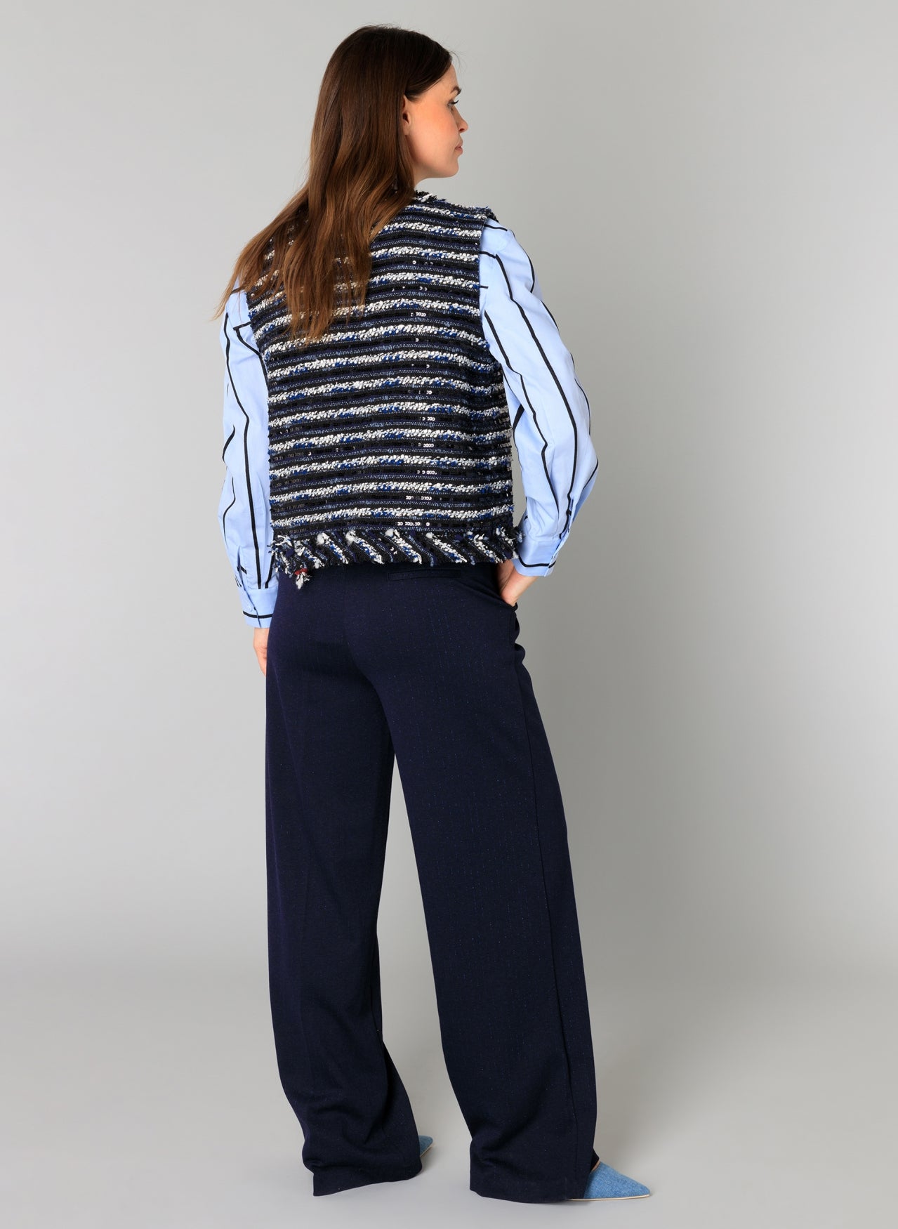 Bertrada | Dark Navy/Multi Colo
