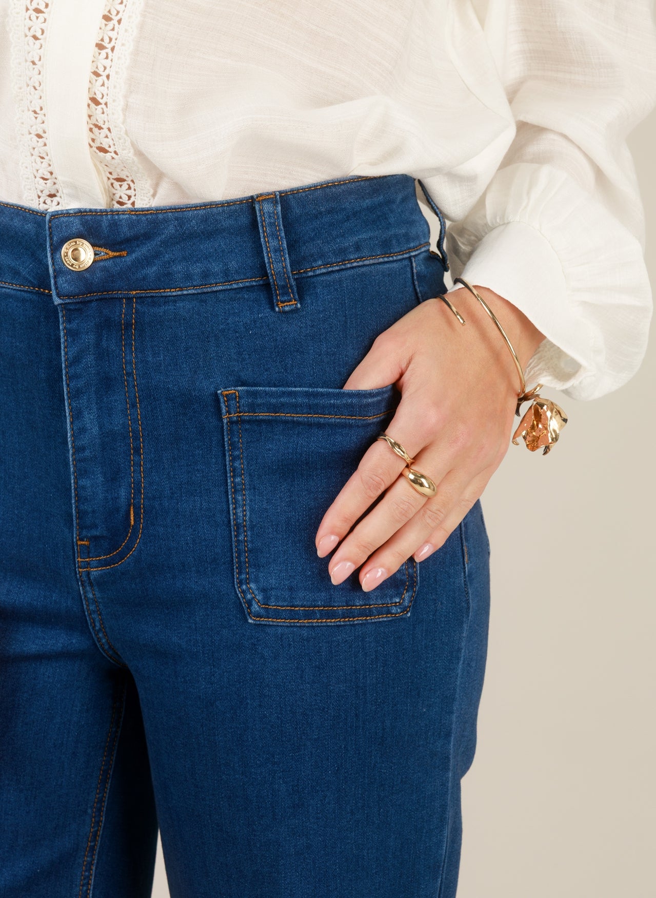 Ivy | Denim Stone Wash Blu