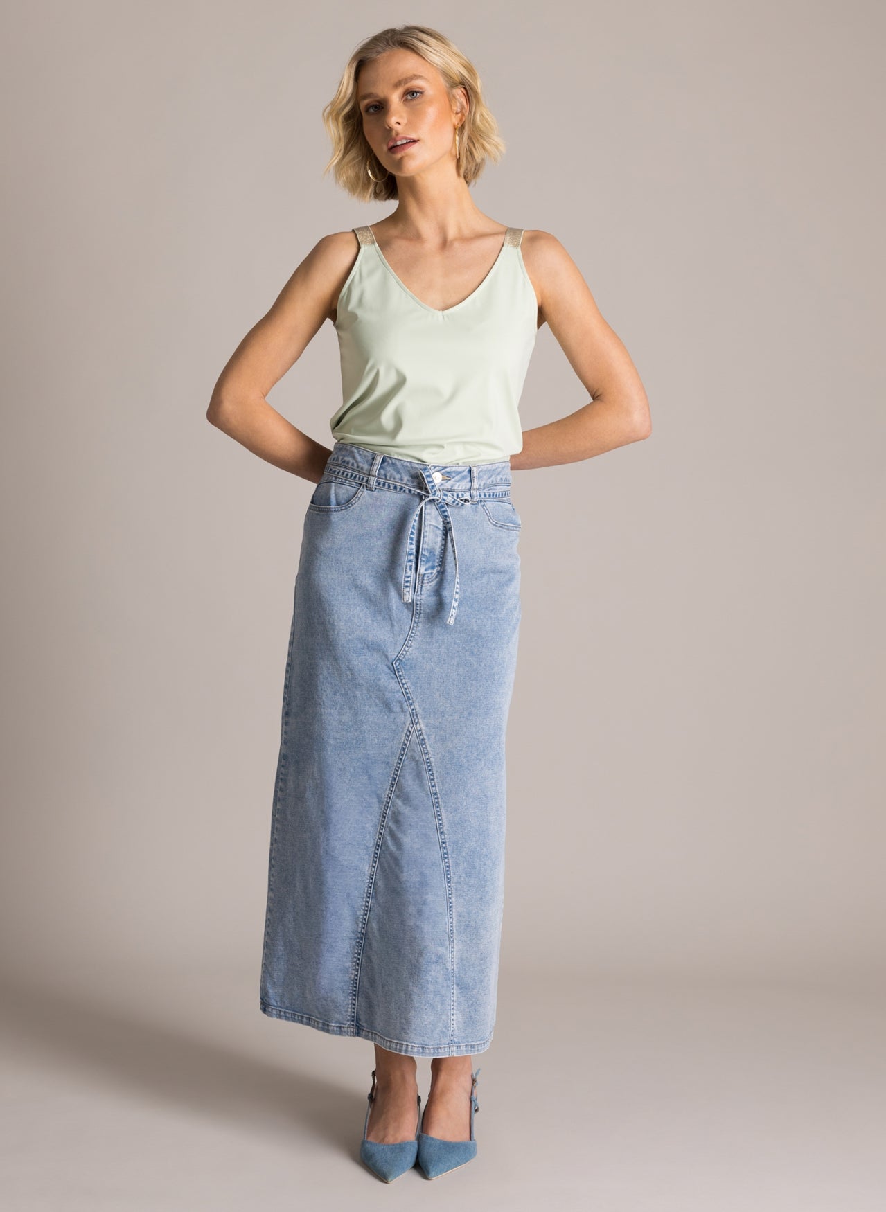 Sammy Essential | Bleach Blue Denim