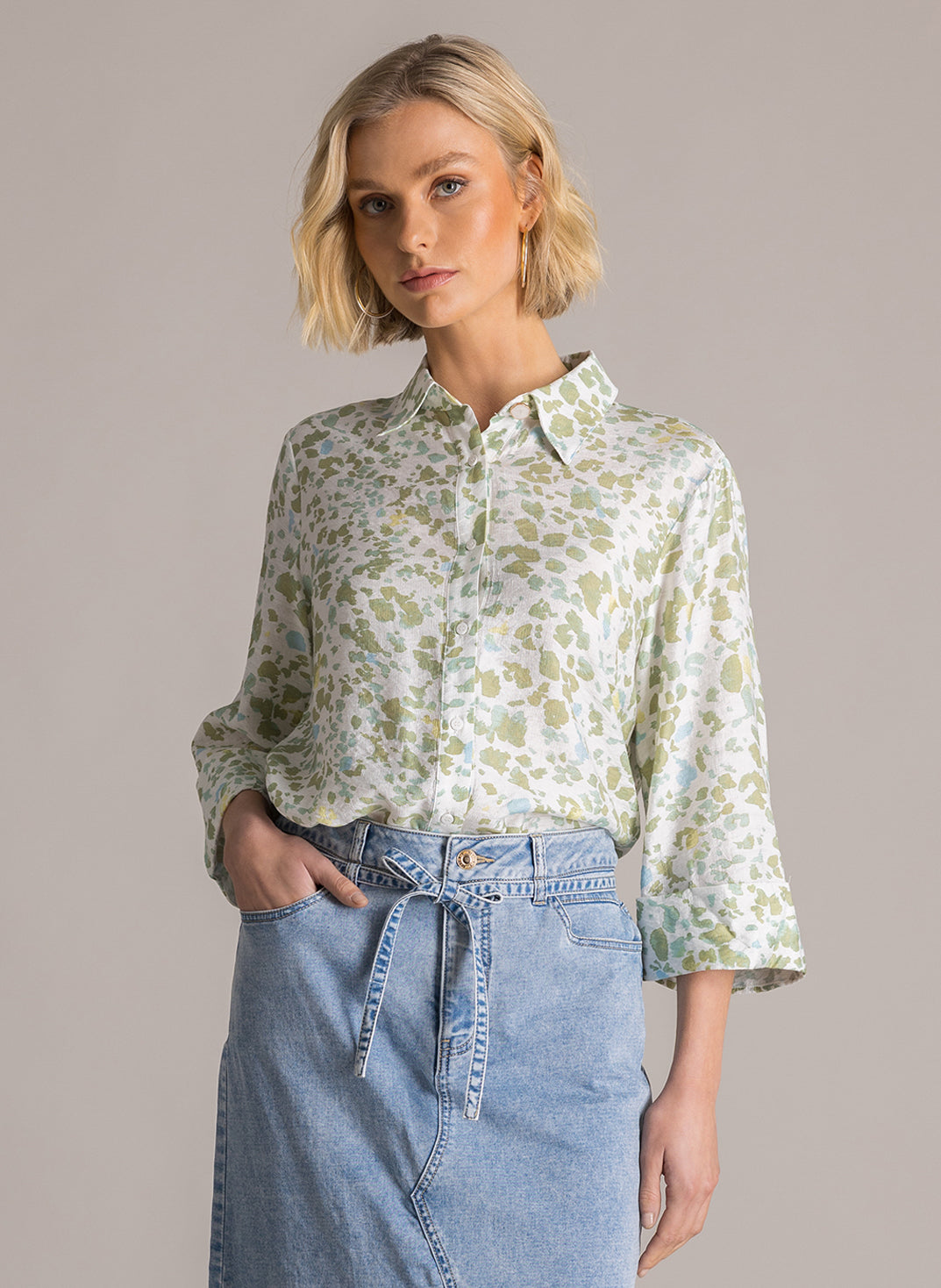 Karina | Pastel Green/Multi C