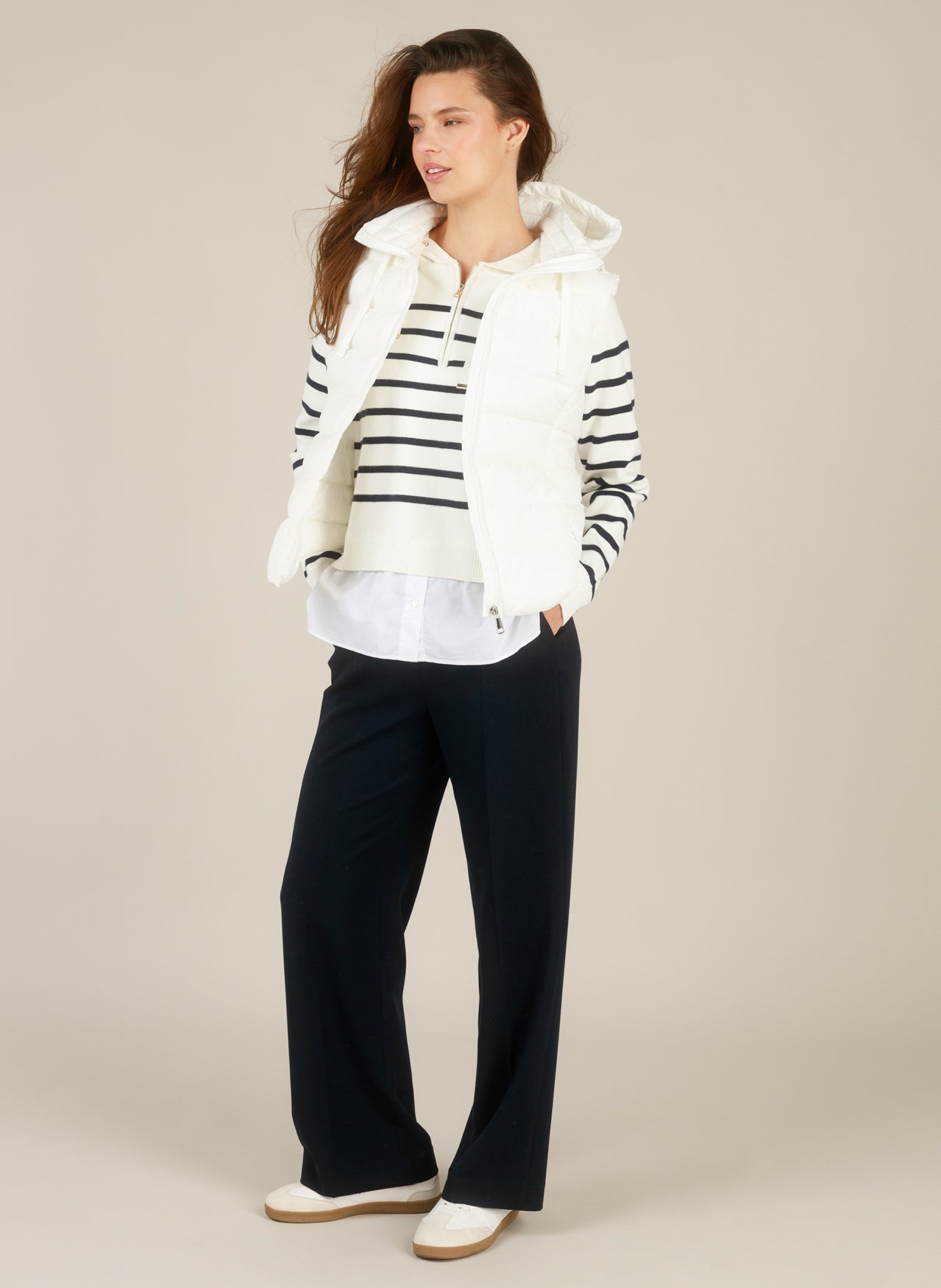 Isen | Antique White/Navy