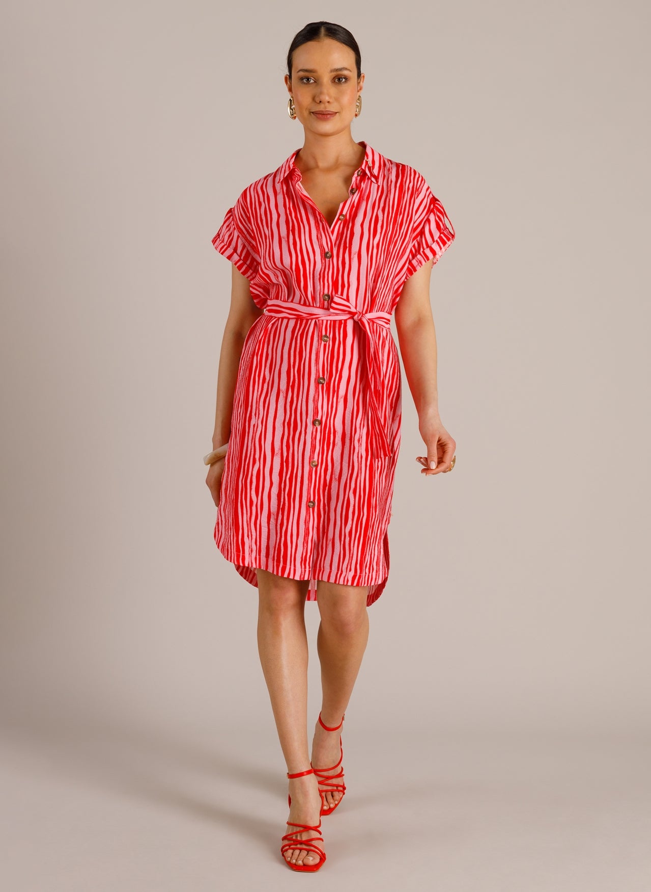 Manar Essential | Hot Red/Multi