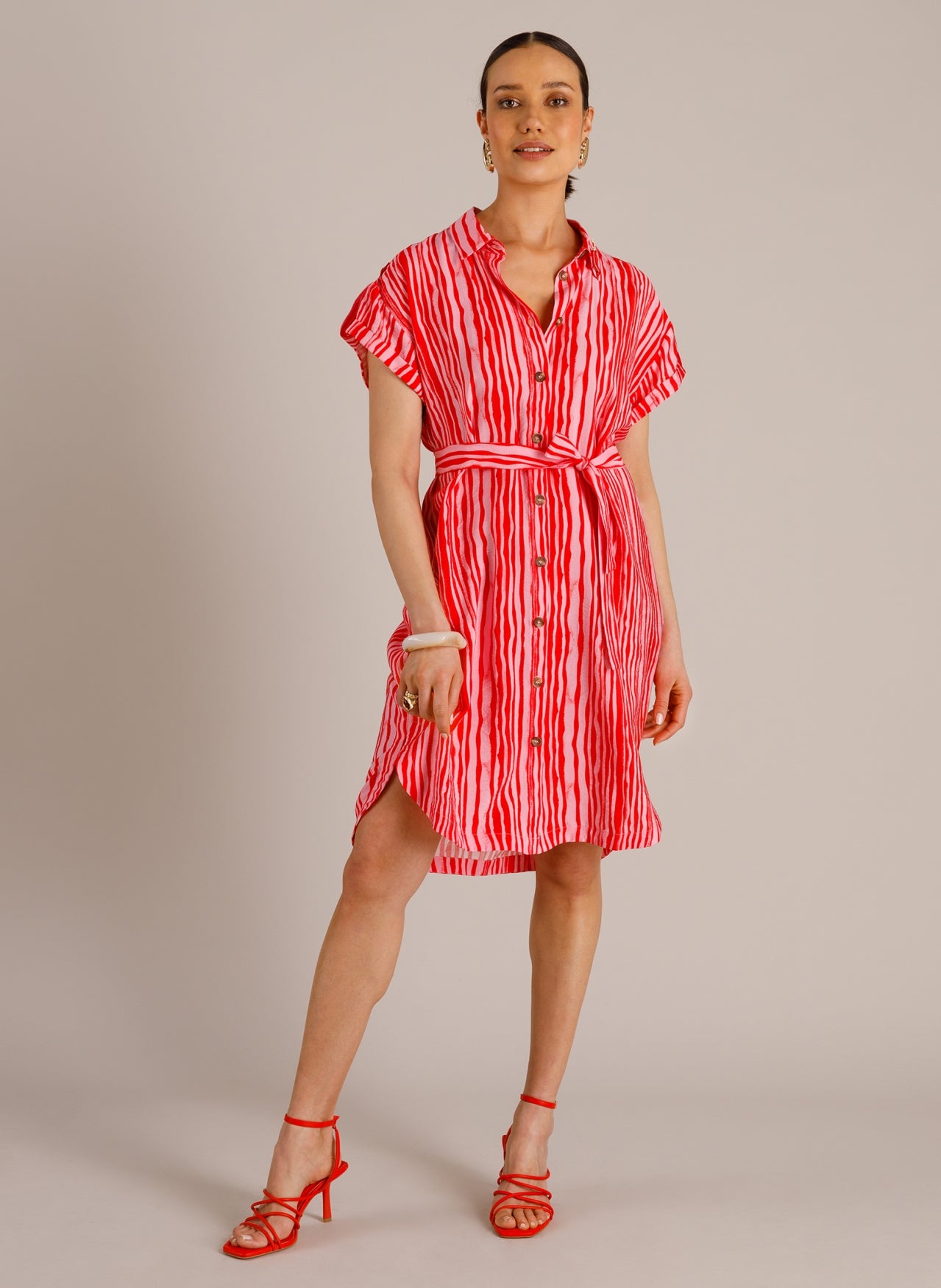 Manar Essential | Hot Red/Multi