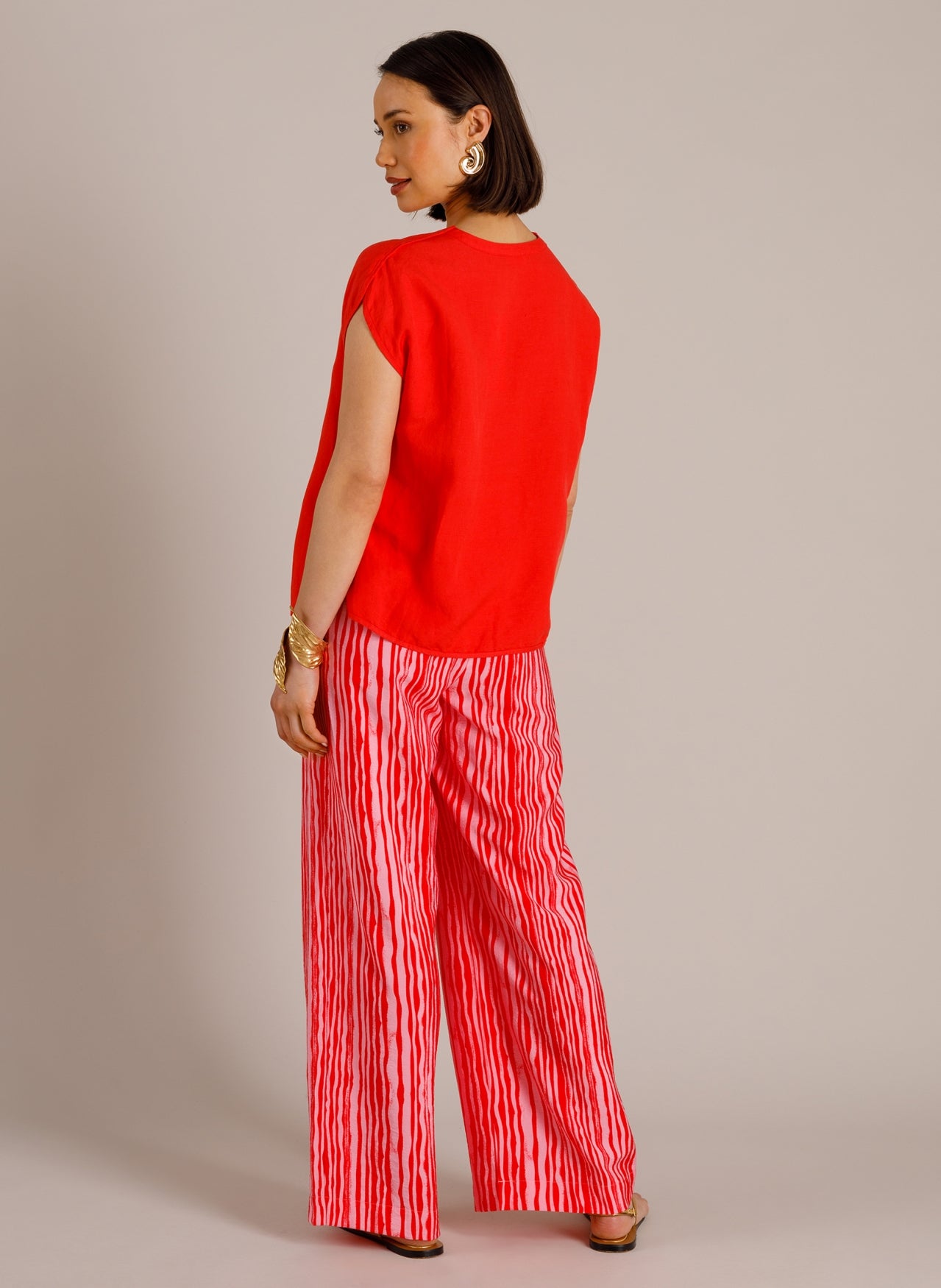 Meline | Hot Red/Multi